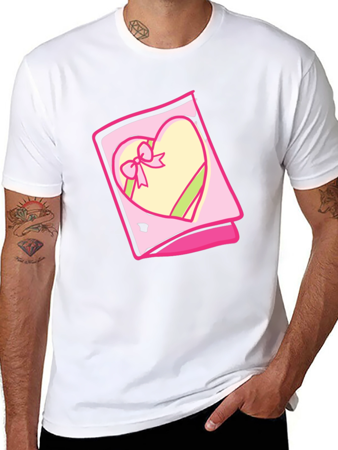 Heart Box Graphic Tee - Valentines Day Gift Shirt