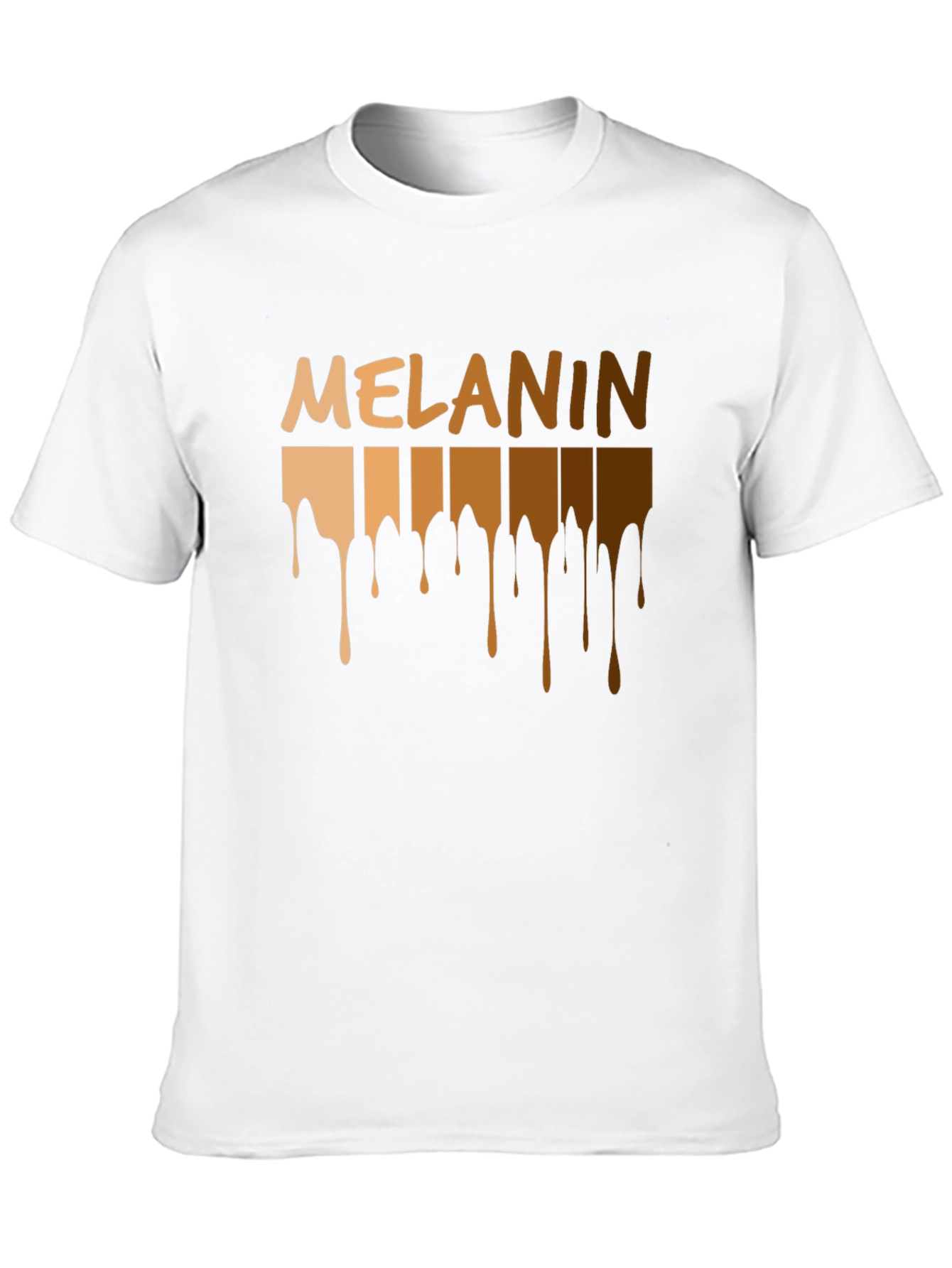 Melanin Drip Black Graphic T-Shirt