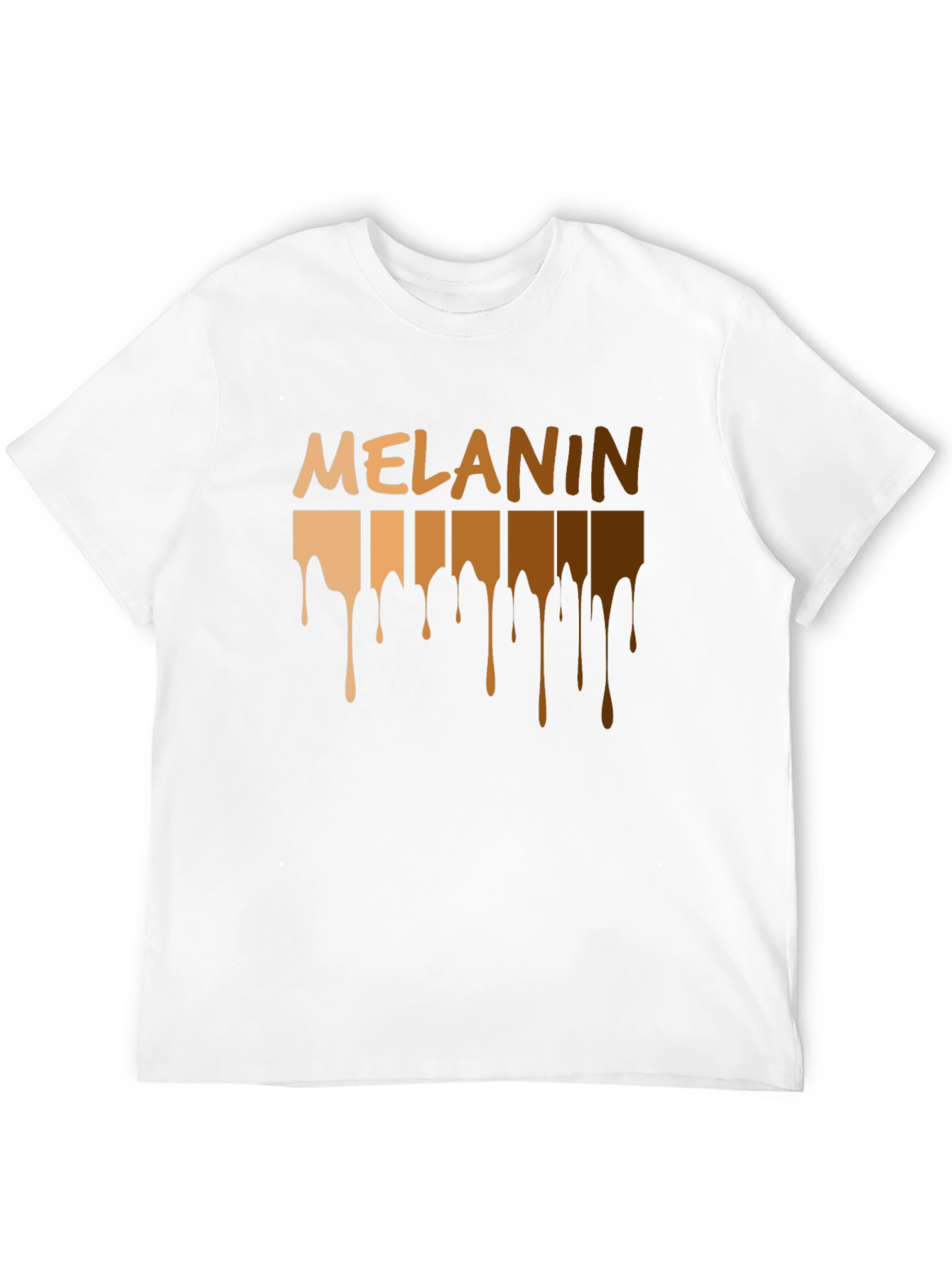 Melanin Drip Black Graphic T-Shirt