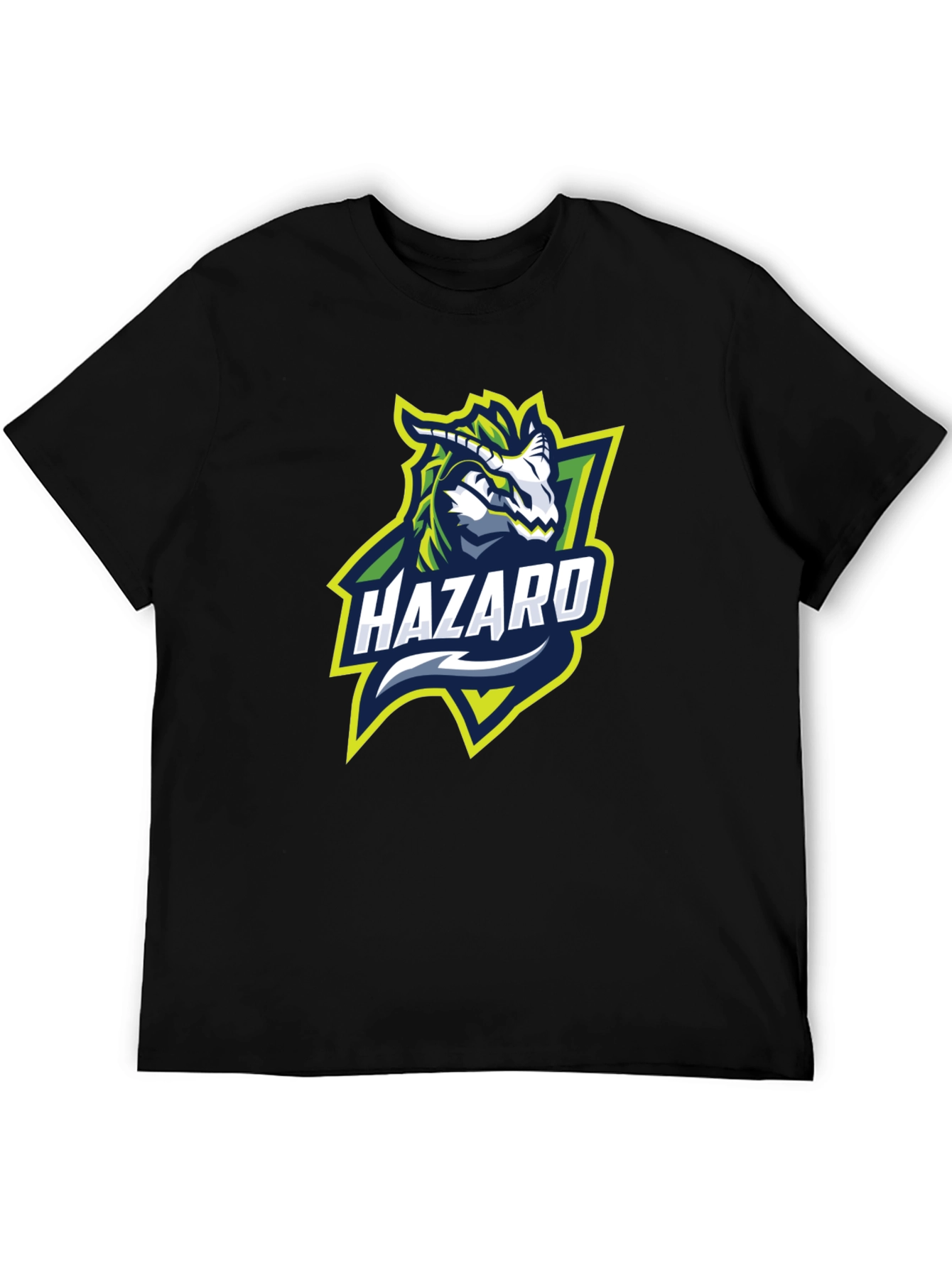 Hazard Dragon Graphic Black T-Shirt