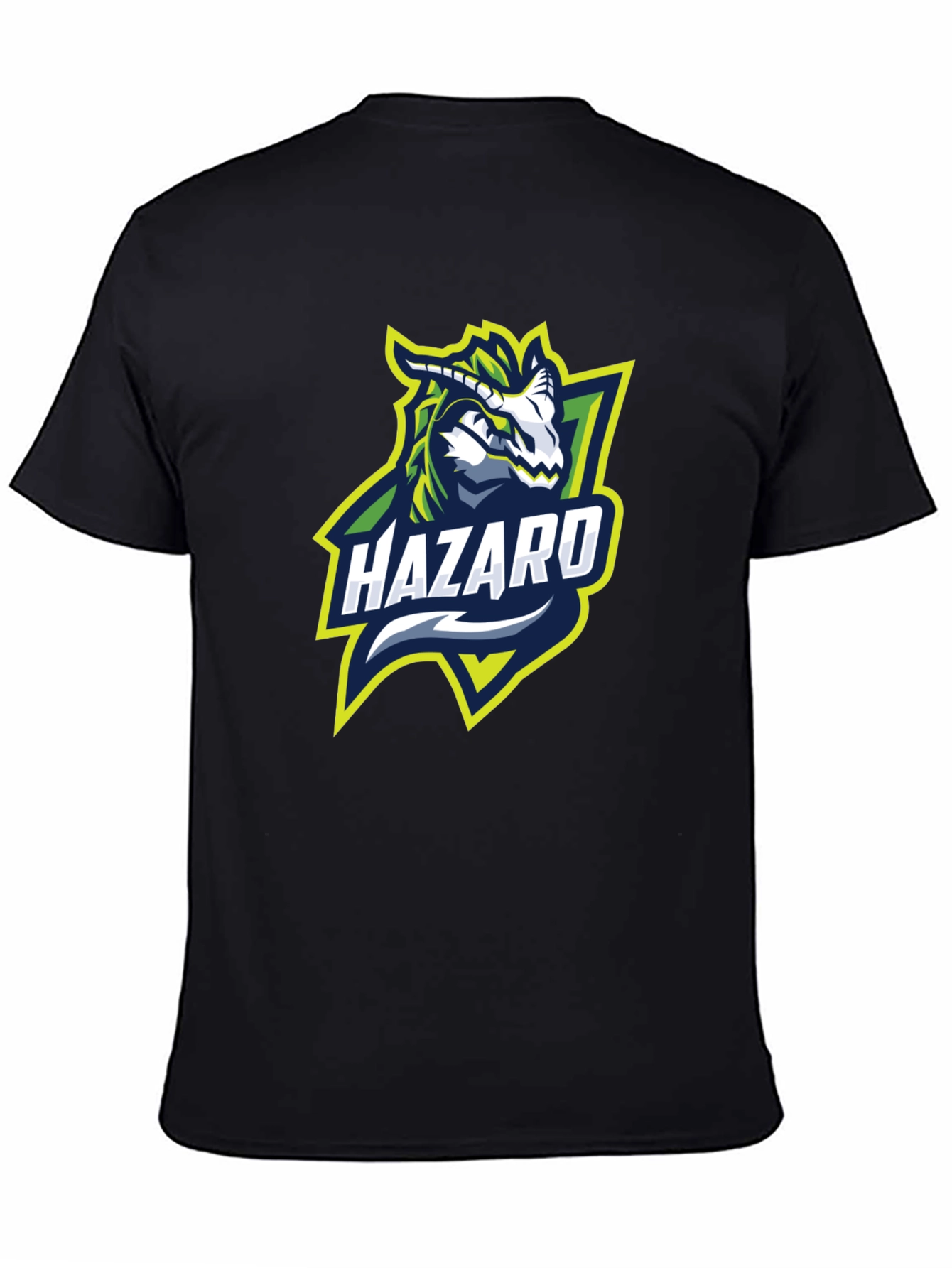 Hazard Dragon Graphic Black T-Shirt