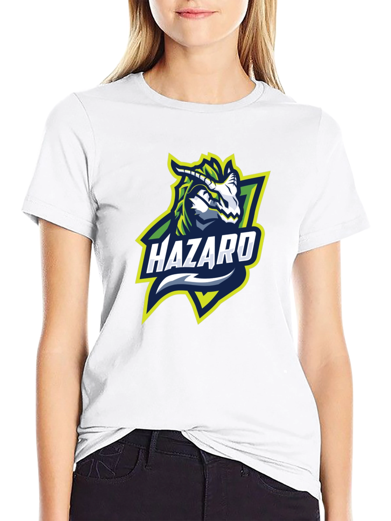 Hazard Dragon Graphic Black T-Shirt