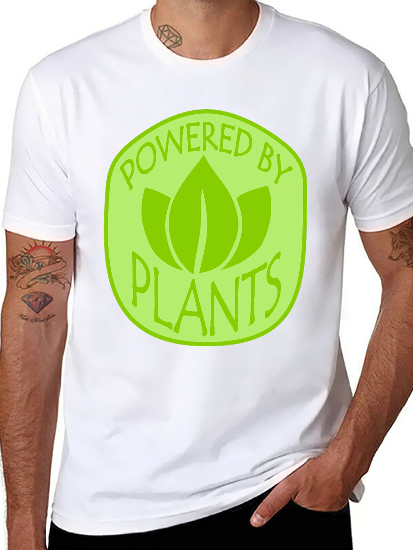 Powered By Plants Graphic T-Shirt - Vegan Friendly