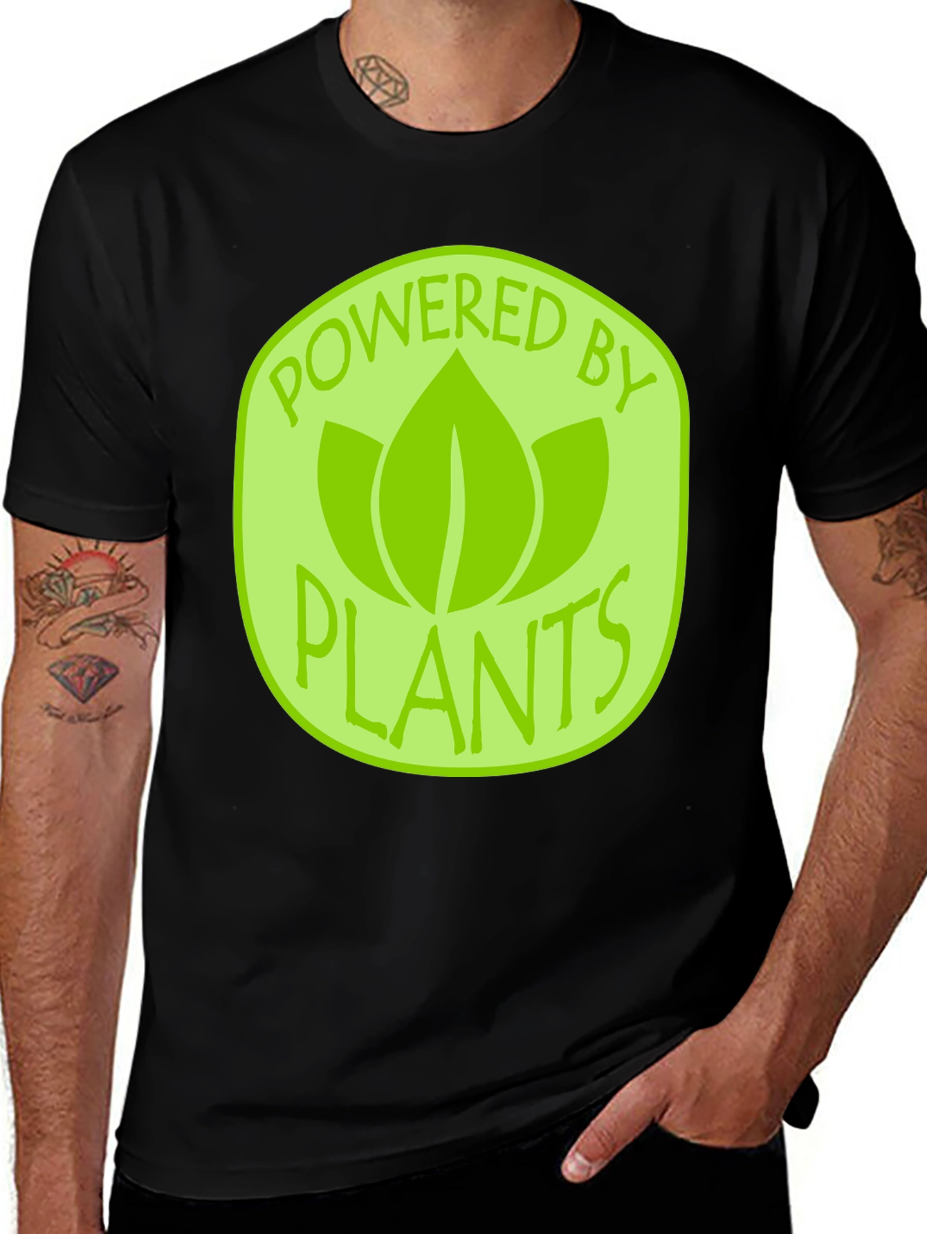 Powered By Plants Graphic T-Shirt - Vegan Friendly