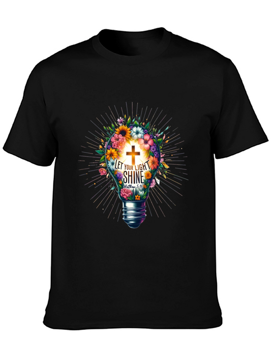 Faith Bloom Tee - Let Your Light Shine T-Shirt