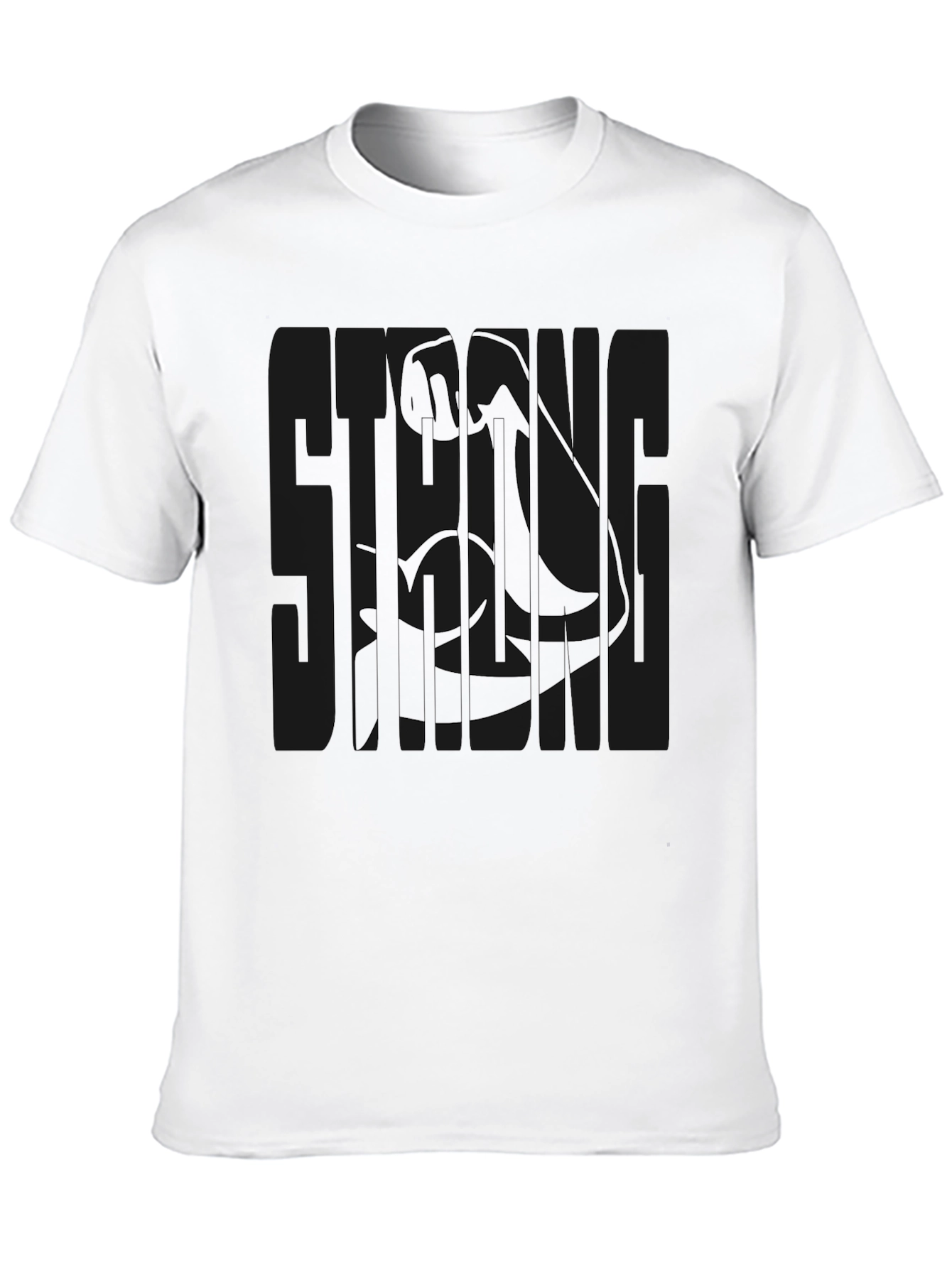 Strong Arm Graphic Tee - Gym Motivation Shirt