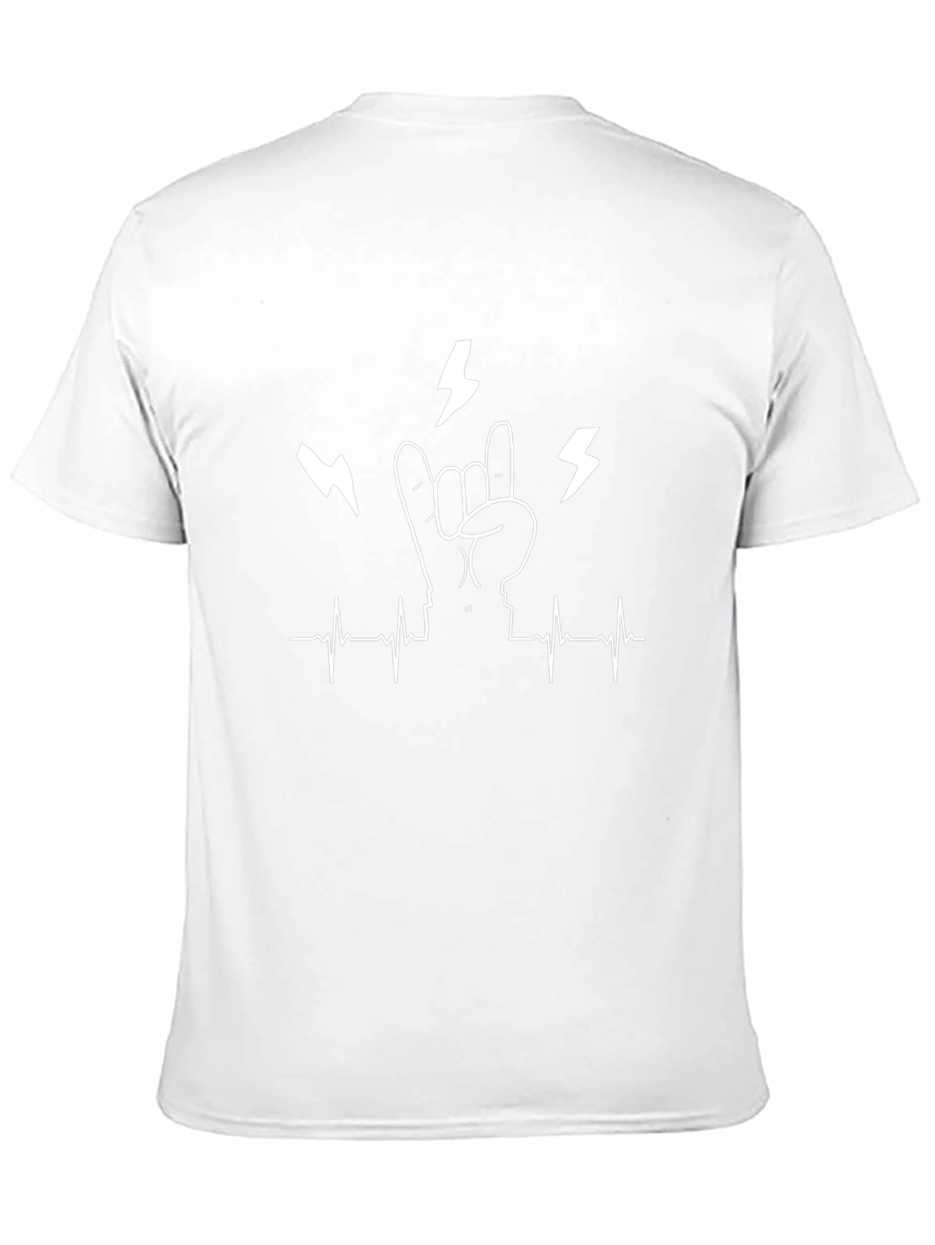 Rock On Heartbeat T-Shirt - Bold Graphic Tee