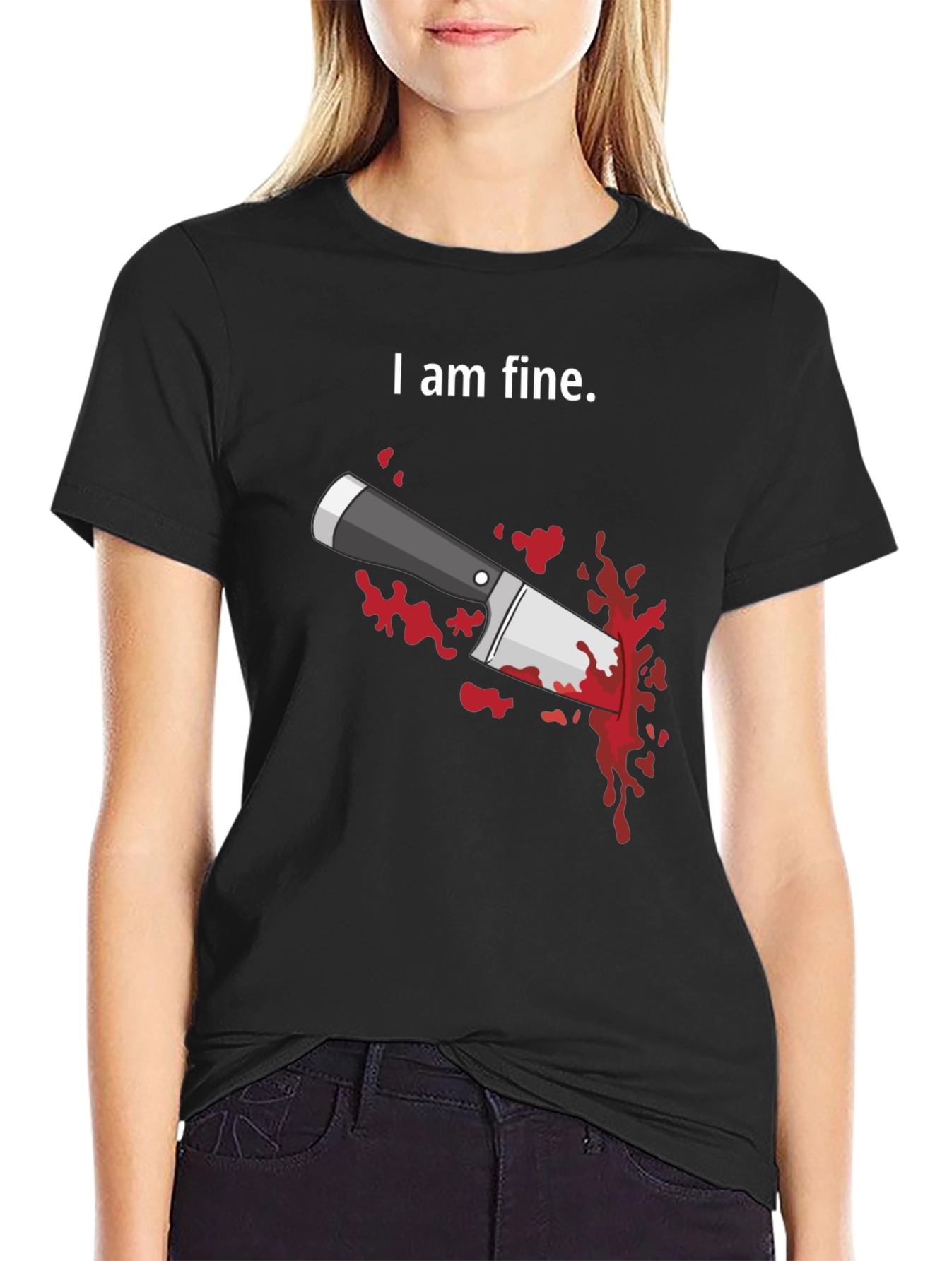 I Am Fine T-Shirt - Humorous Graphic Tee