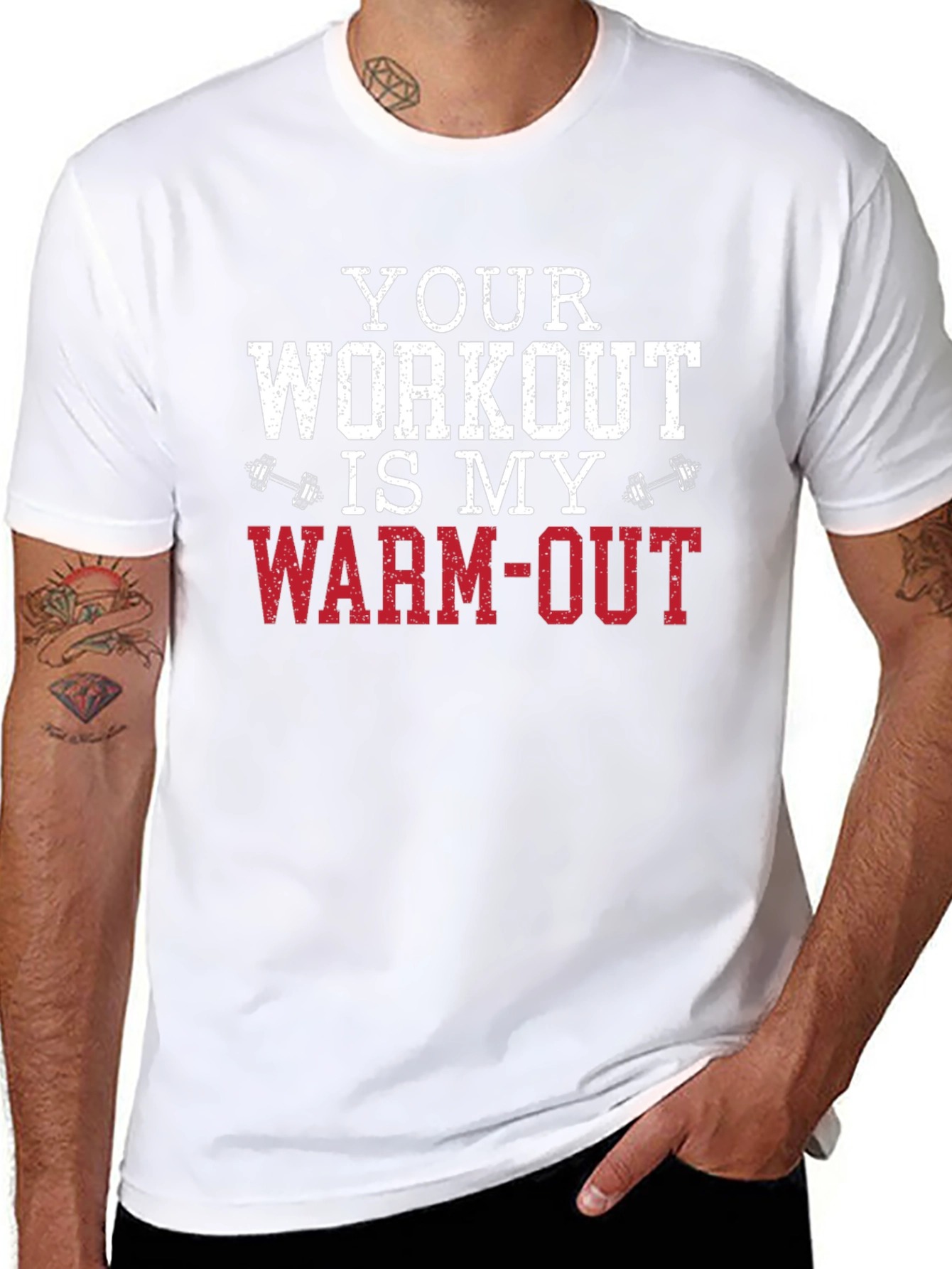Workout Humor T-Shirt: Warm-Out Design