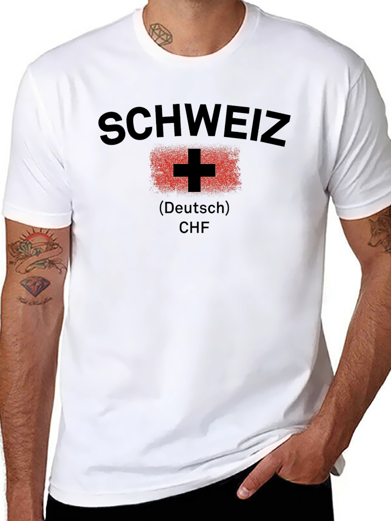 Schweiz Flag T-Shirt - Swiss Pride