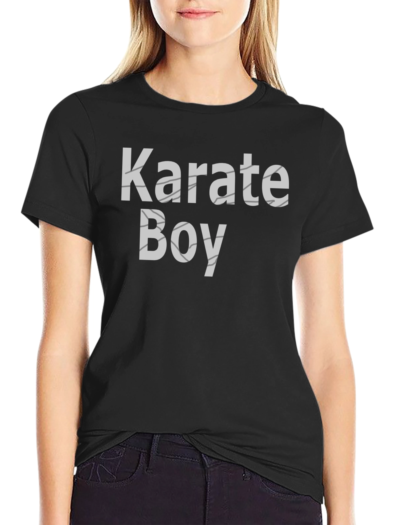 Karate Boy Black T-Shirt - Casual Style