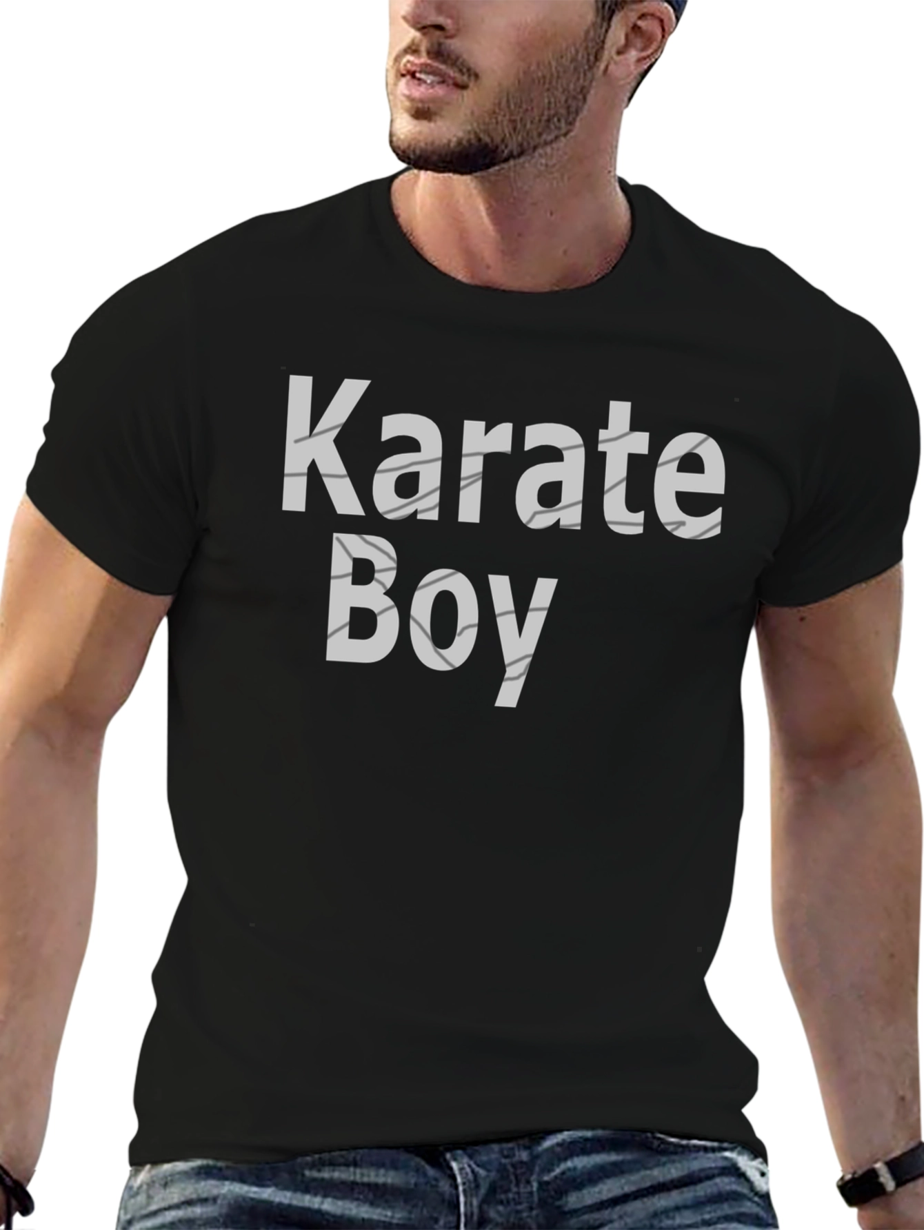 Karate Boy Black T-Shirt - Casual Style