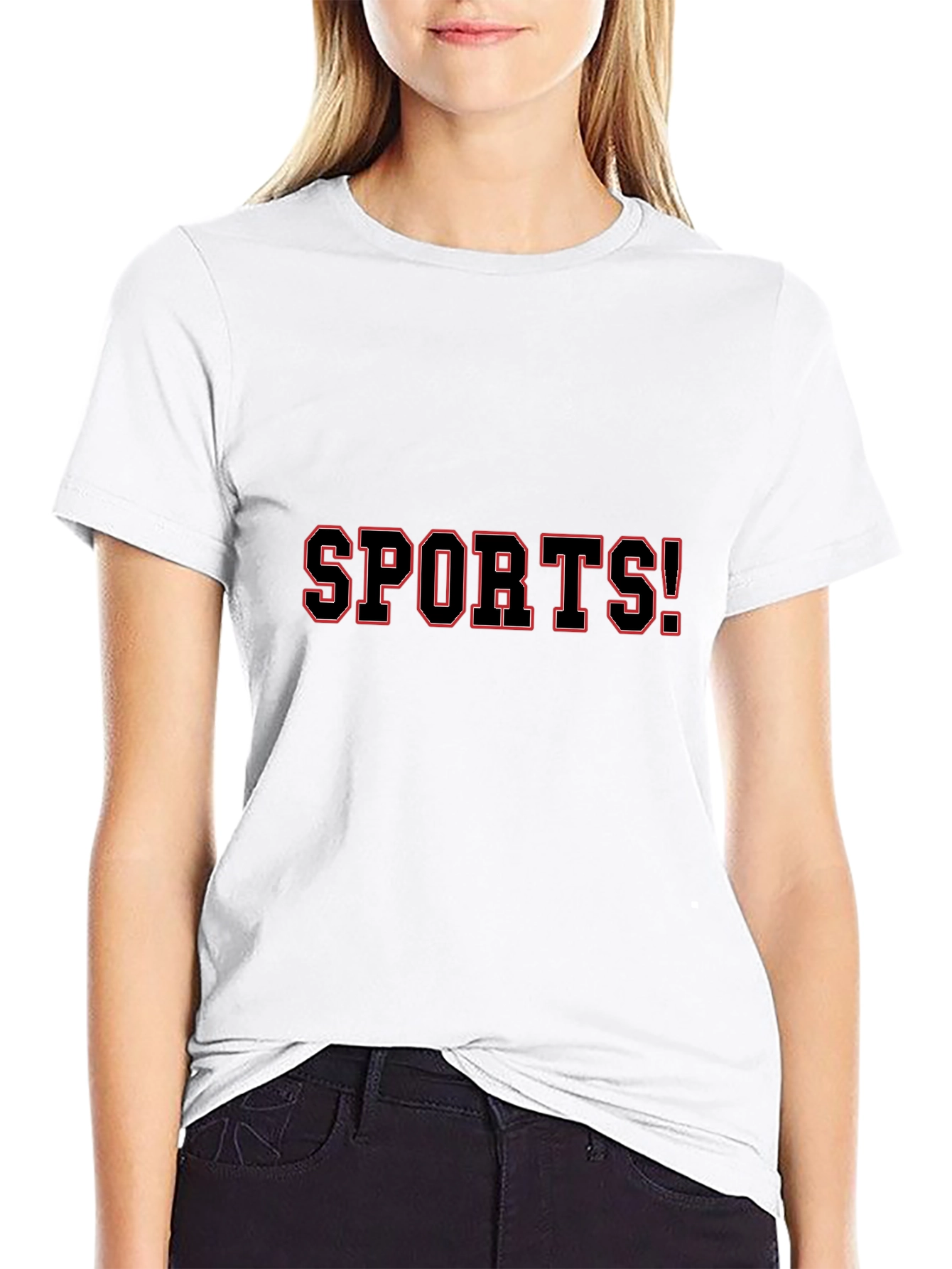 SPORTS! Black Graphic T-Shirt