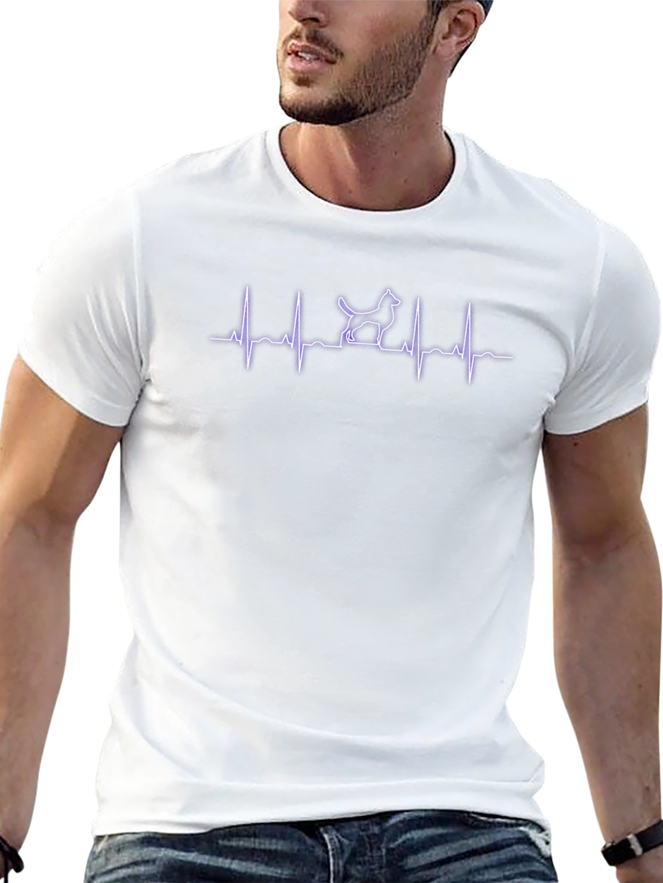 Dog Heartbeat T-Shirt - Love Your Pup!