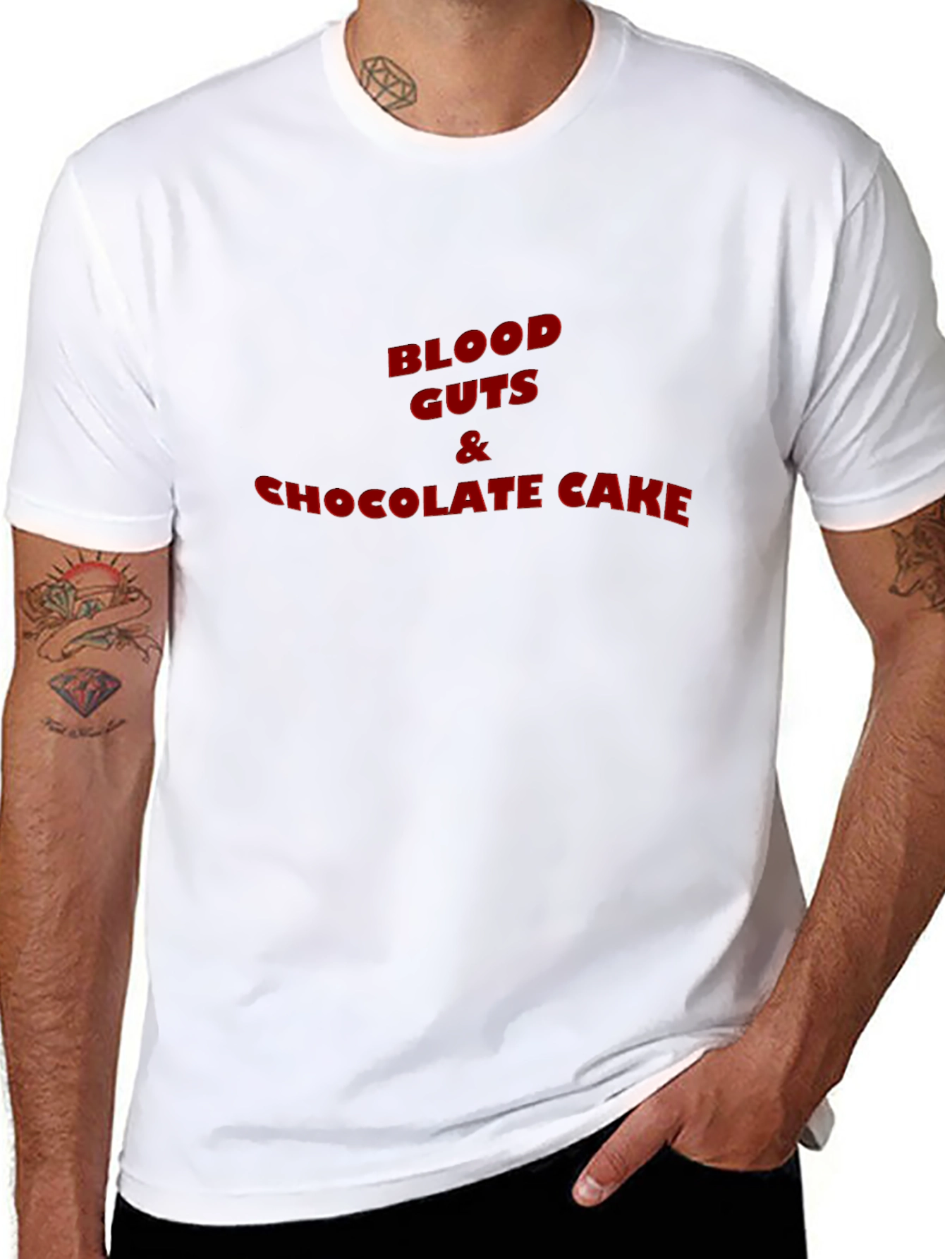 Blood Guts & Chocolate Cake Graphic Tee