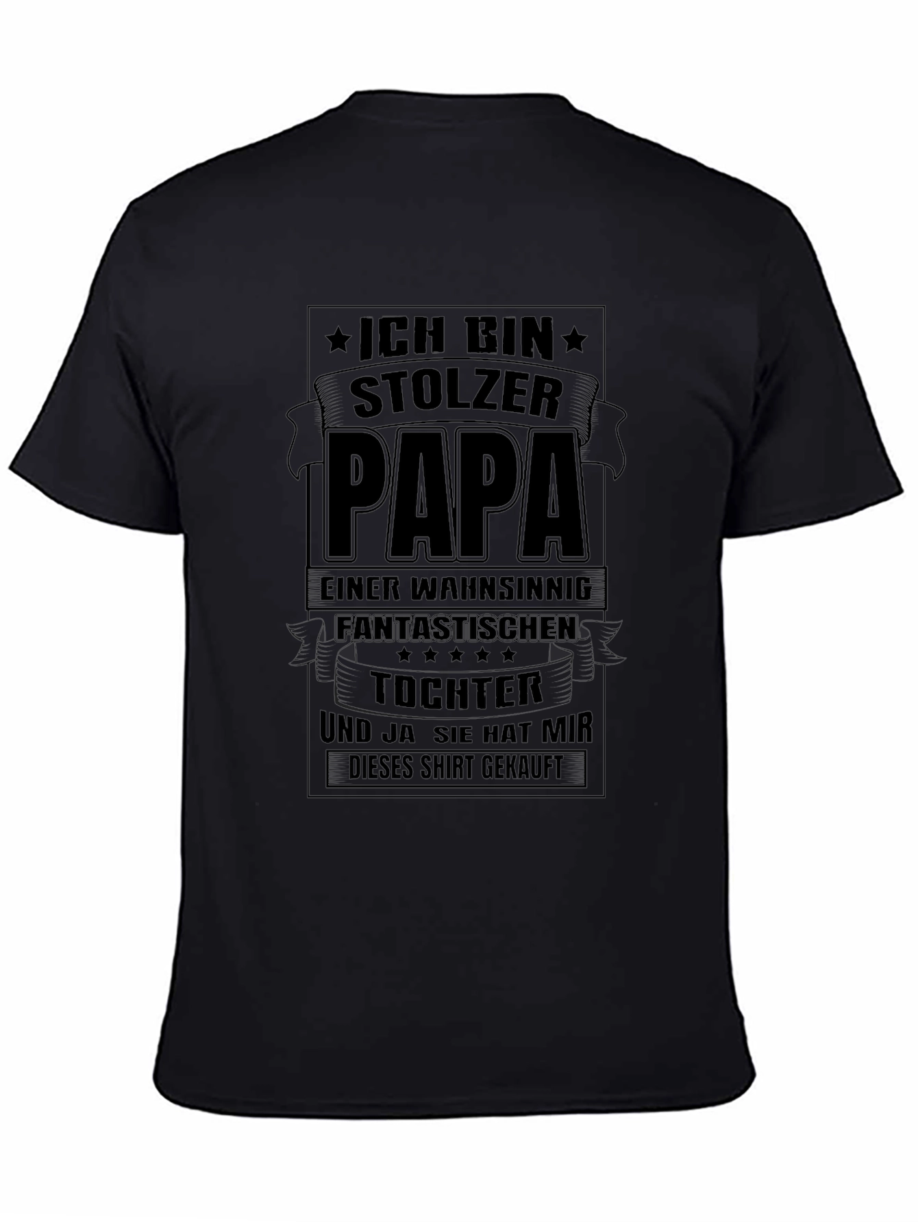 Proud Papa Graphic Tee - Fathers Day Gift
