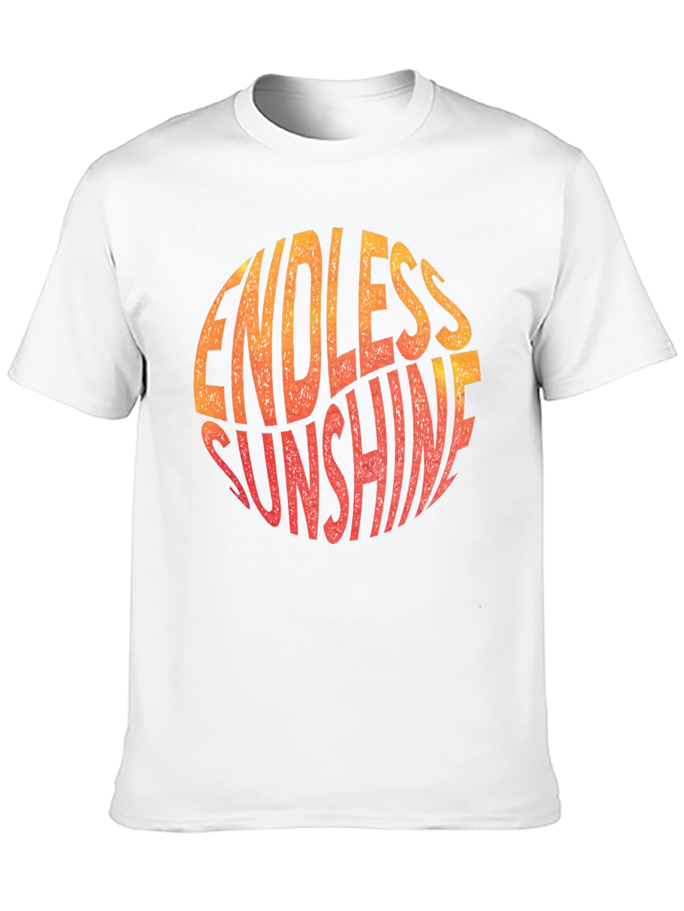 Endless Sunshine Graphic Print Black T-Shirt