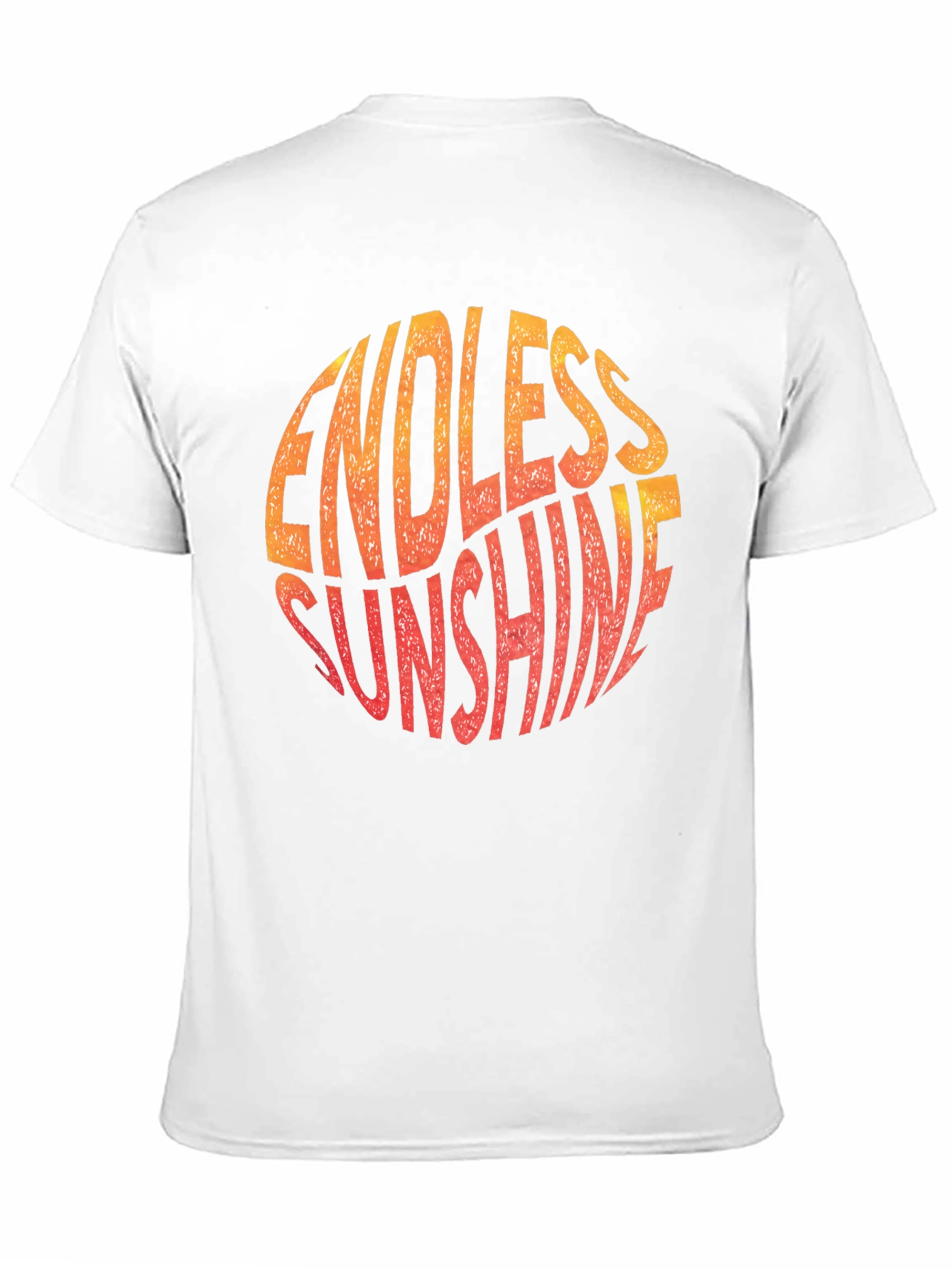 Endless Sunshine Graphic Print Black T-Shirt