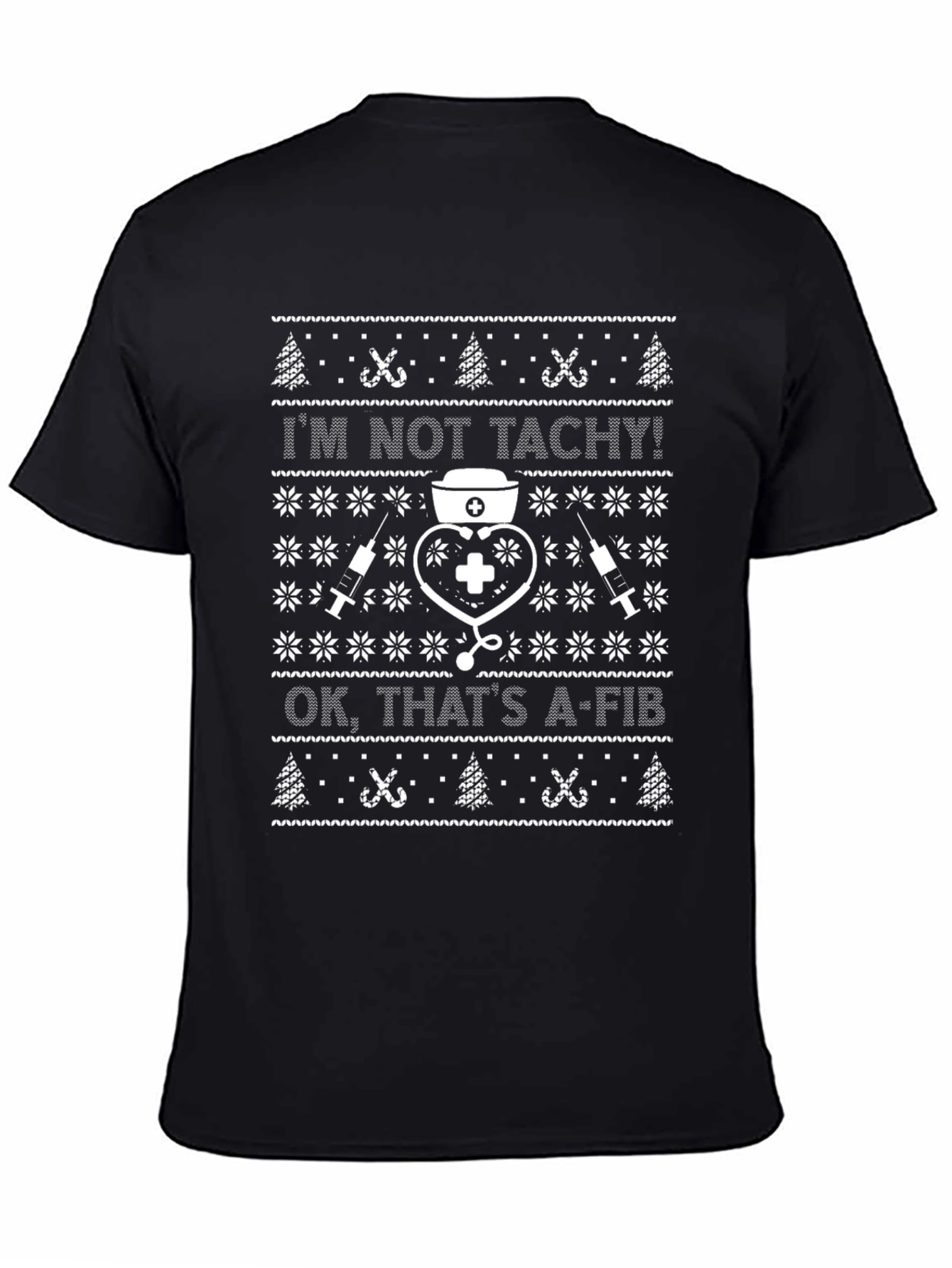 Funny Nurse Christmas Ugly Sweater T-Shirt