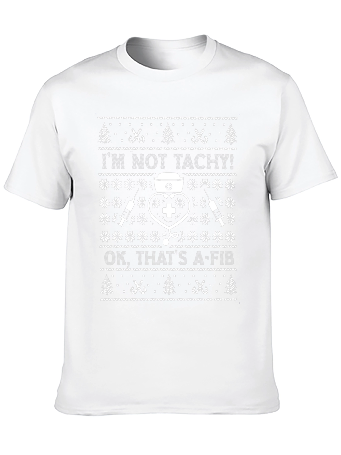 Funny Nurse Christmas Ugly Sweater T-Shirt
