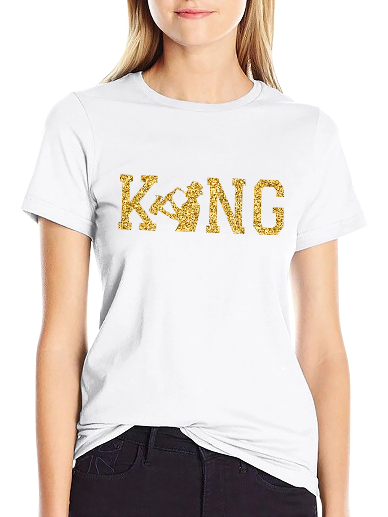 King Saxophone Black T-Shirt