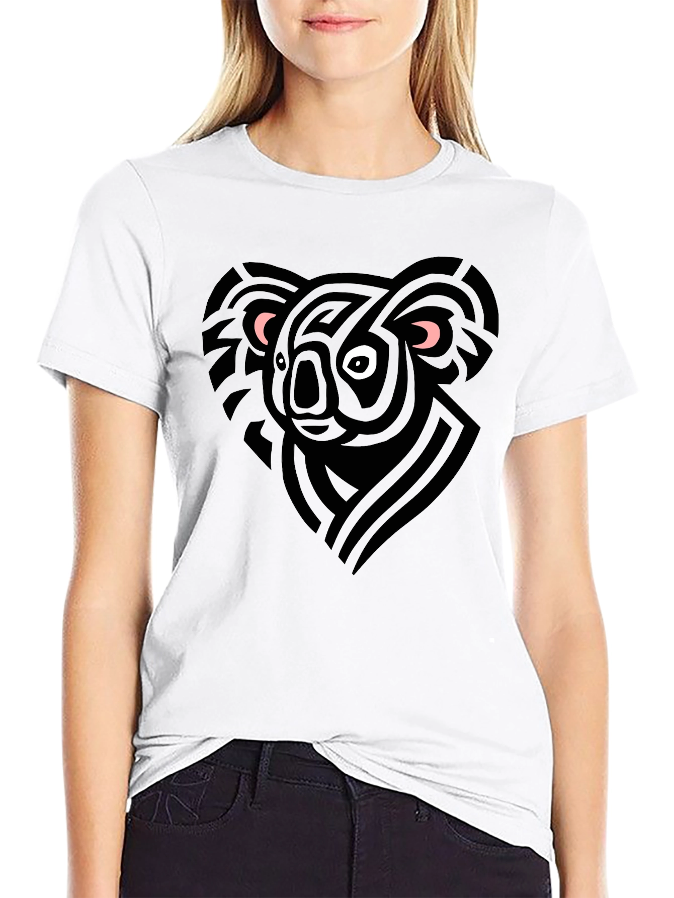 Koala Graphic Tee - Mens Black T-Shirt