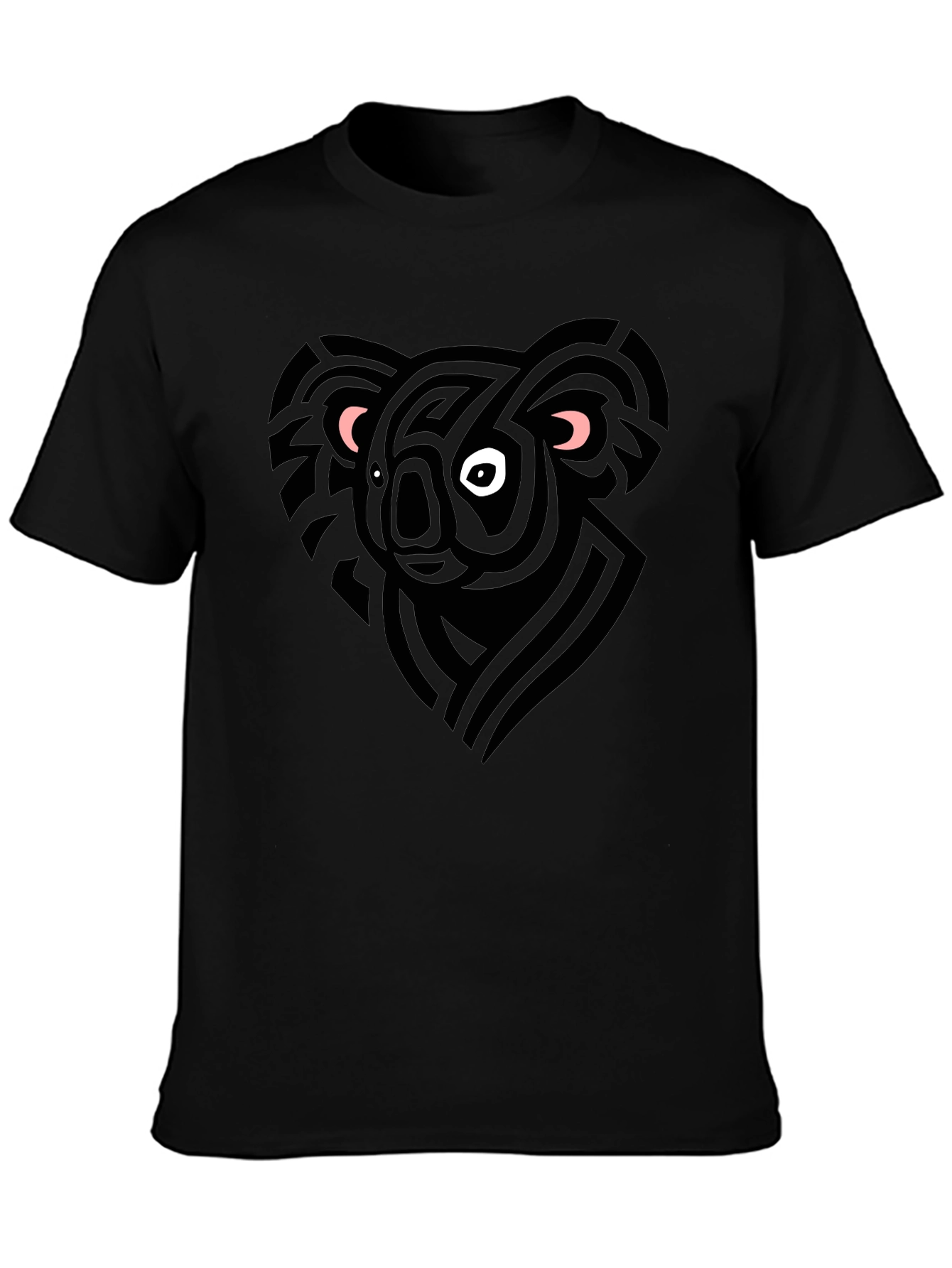 Koala Graphic Tee - Mens Black T-Shirt