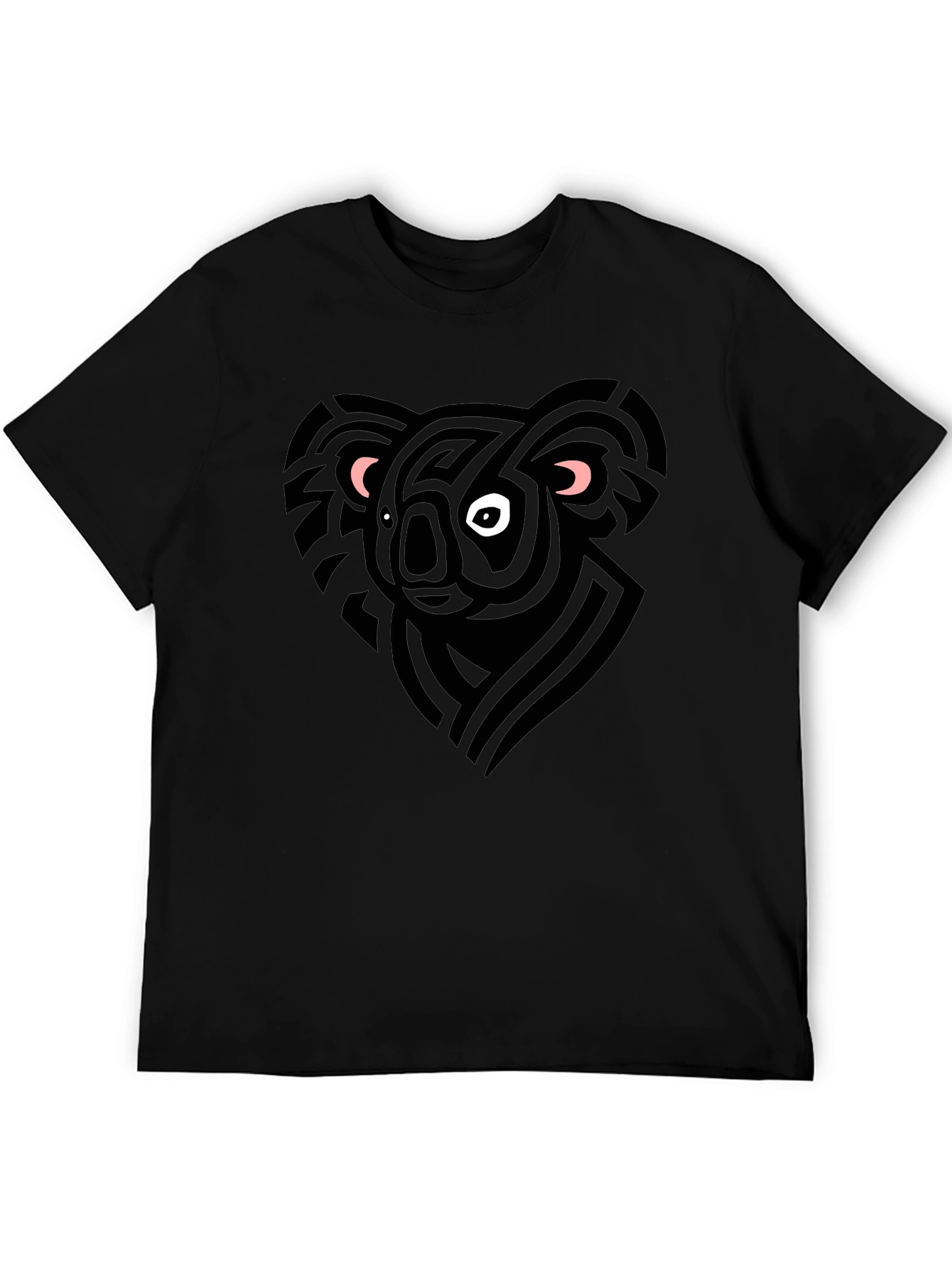 Koala Graphic Tee - Mens Black T-Shirt