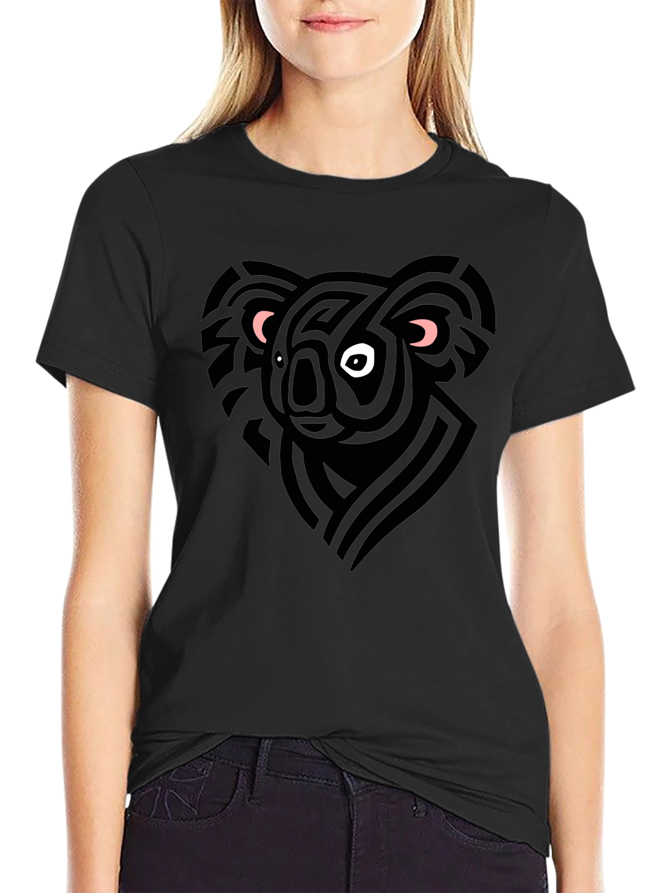 Koala Graphic Tee - Mens Black T-Shirt