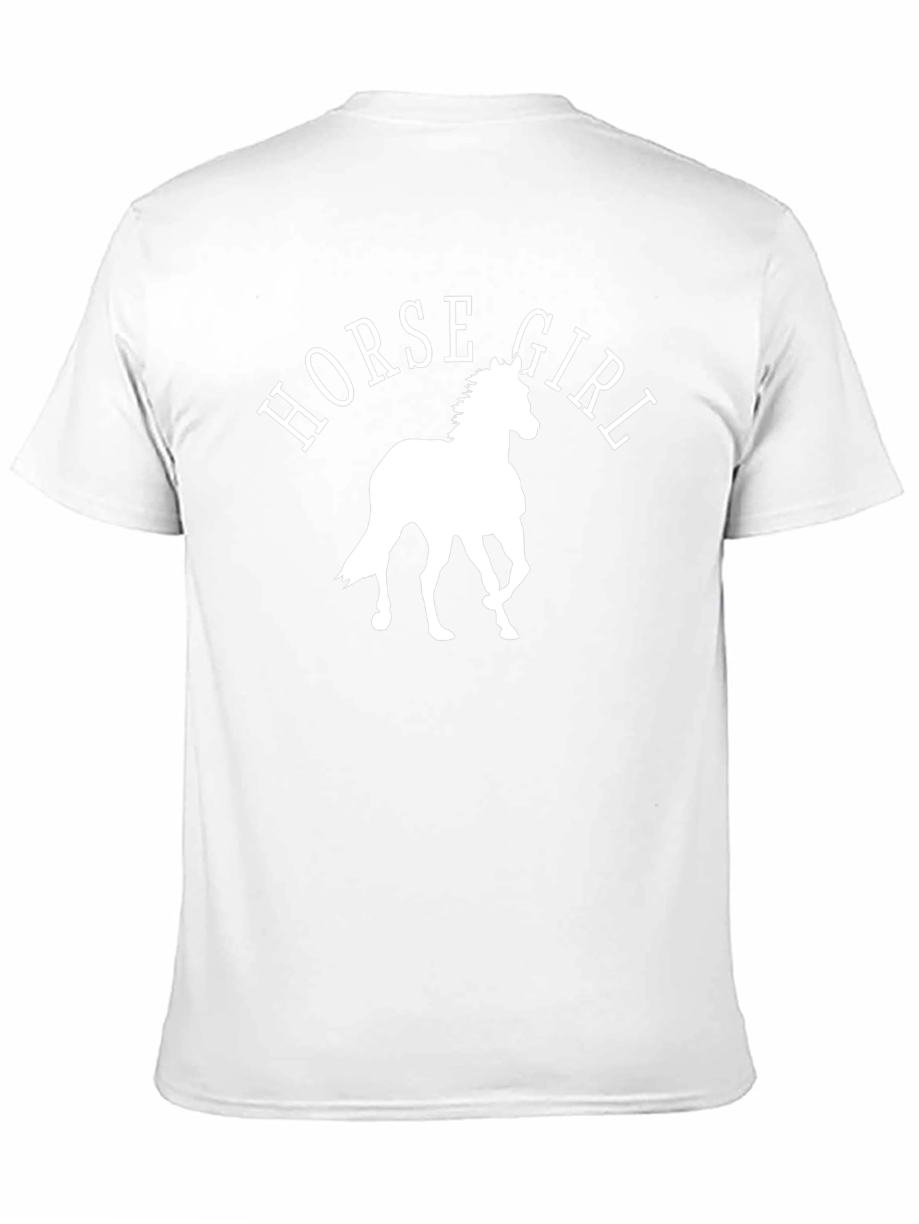 Horse Girl Graphic Tee - Black Cotton T-Shirt