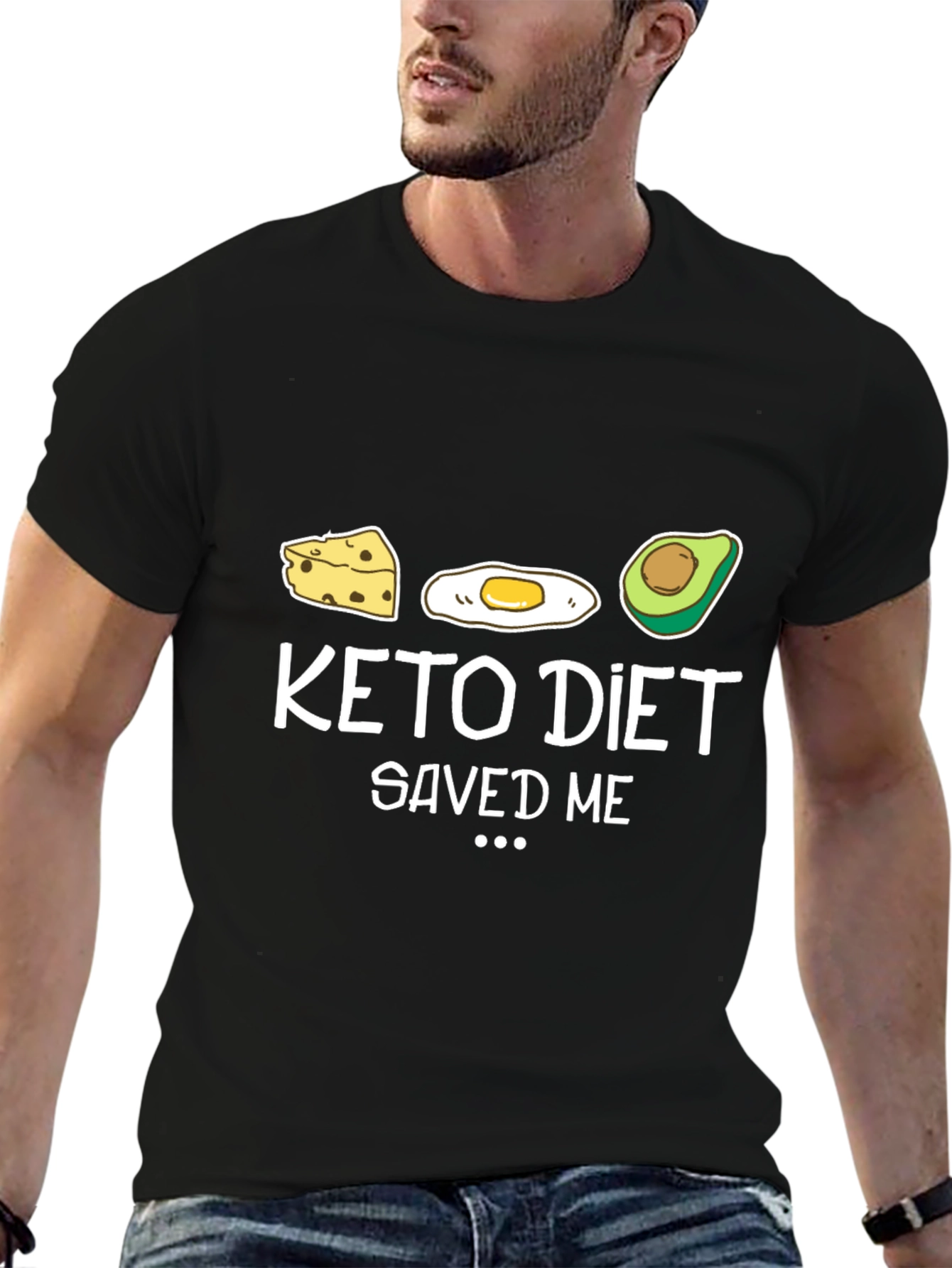 Keto Diet Saved Me Funny Graphic T-Shirt