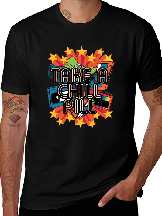 Take a Chill Pill Retro Cassette T-Shirt