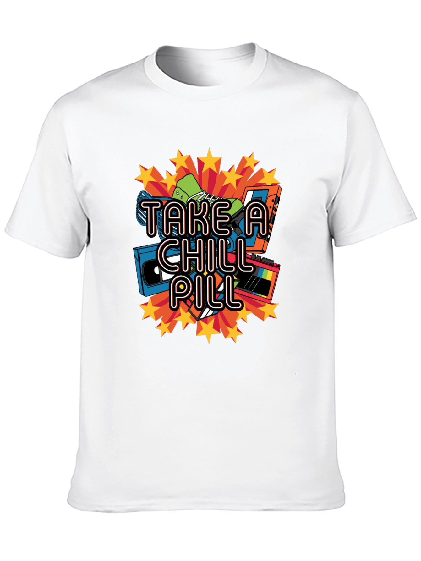 Take a Chill Pill Retro Cassette T-Shirt