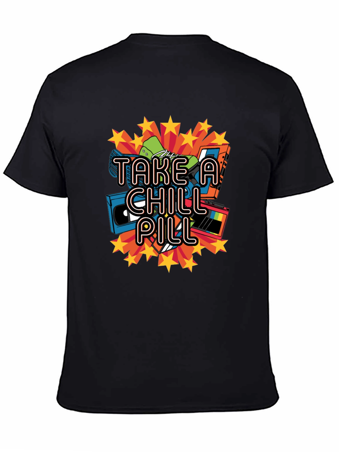 Take a Chill Pill Retro Cassette T-Shirt