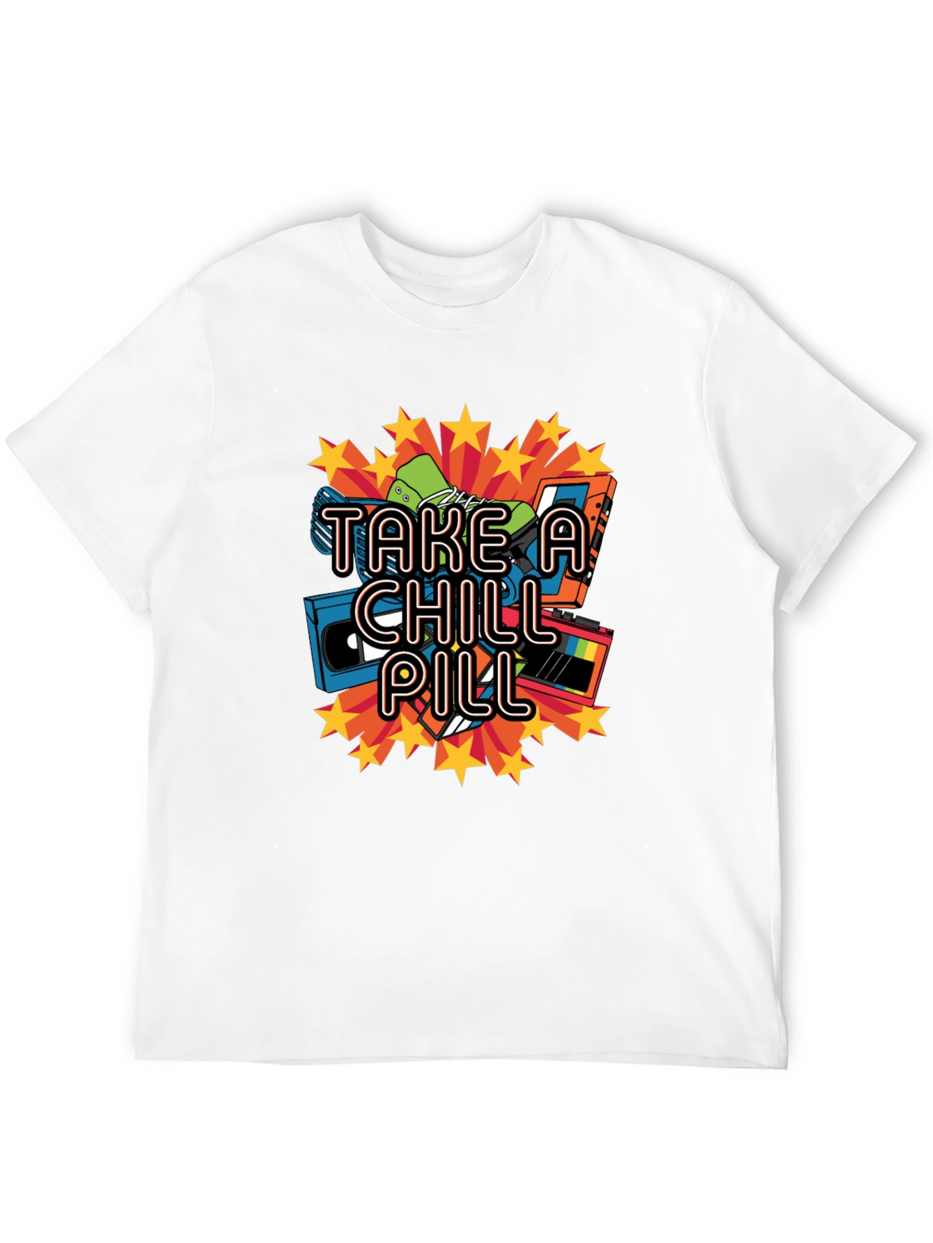 Take a Chill Pill Retro Cassette T-Shirt