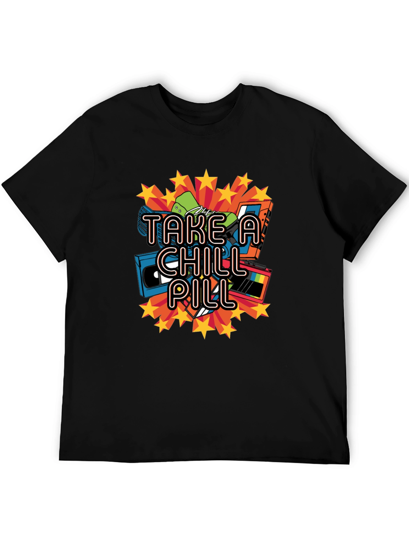 Take a Chill Pill Retro Cassette T-Shirt