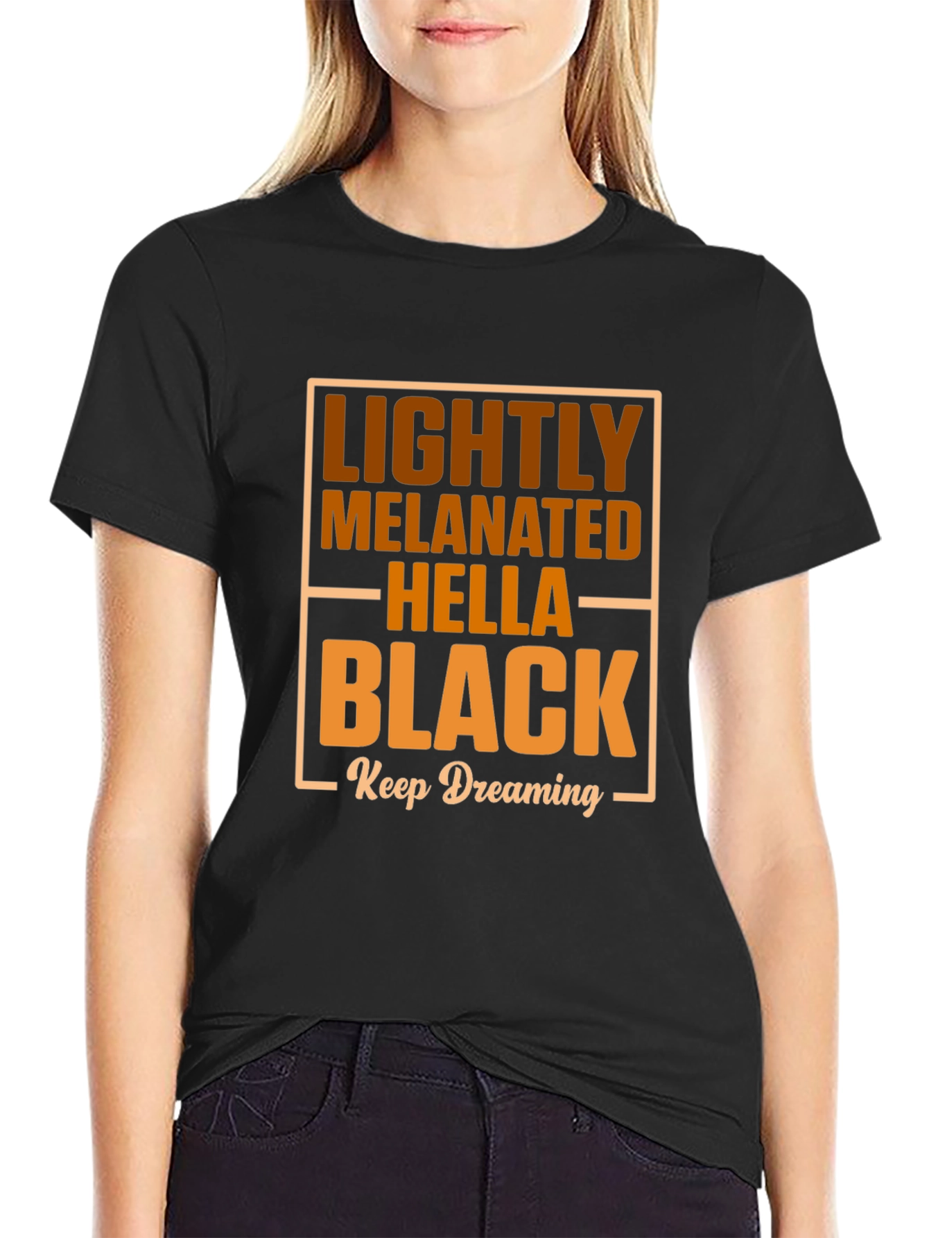 Lightly Melanated Tee - Hella Black Pride Shirt