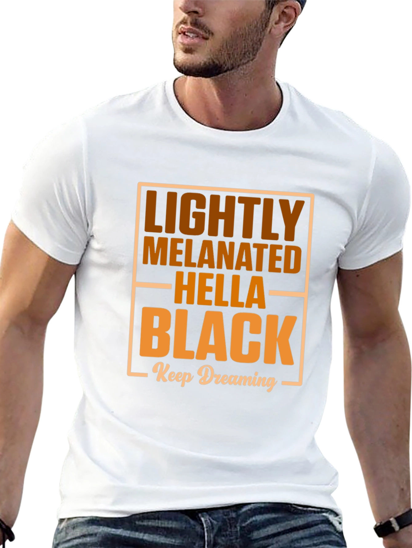 Lightly Melanated Tee - Hella Black Pride Shirt