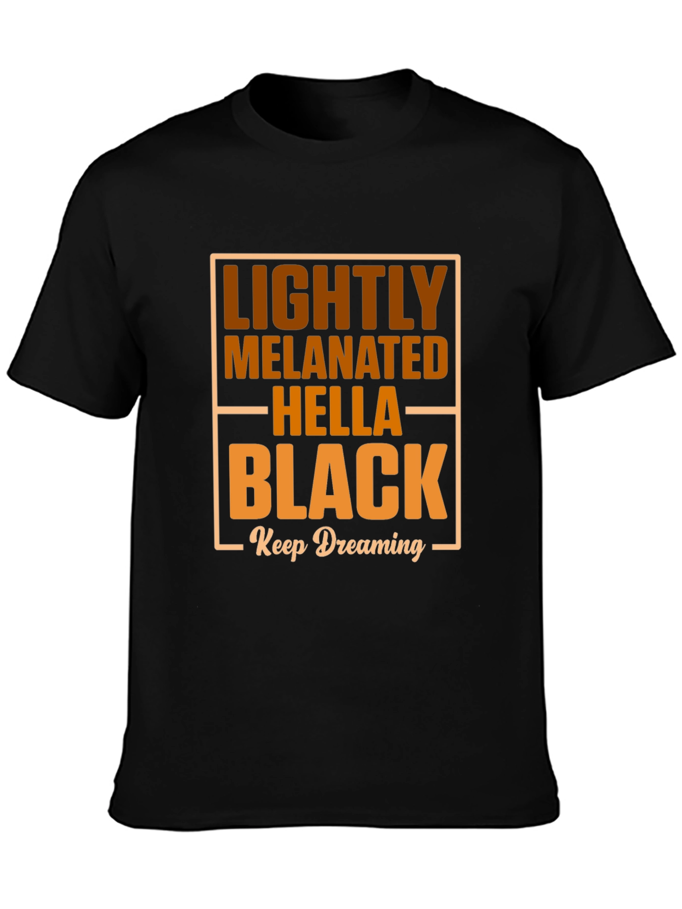 Lightly Melanated Tee - Hella Black Pride Shirt