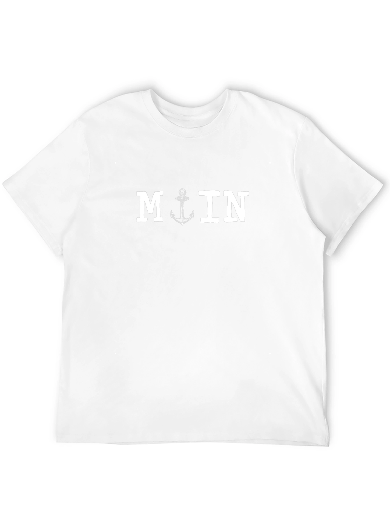 Maine Anchor Graphic Black T-Shirt
