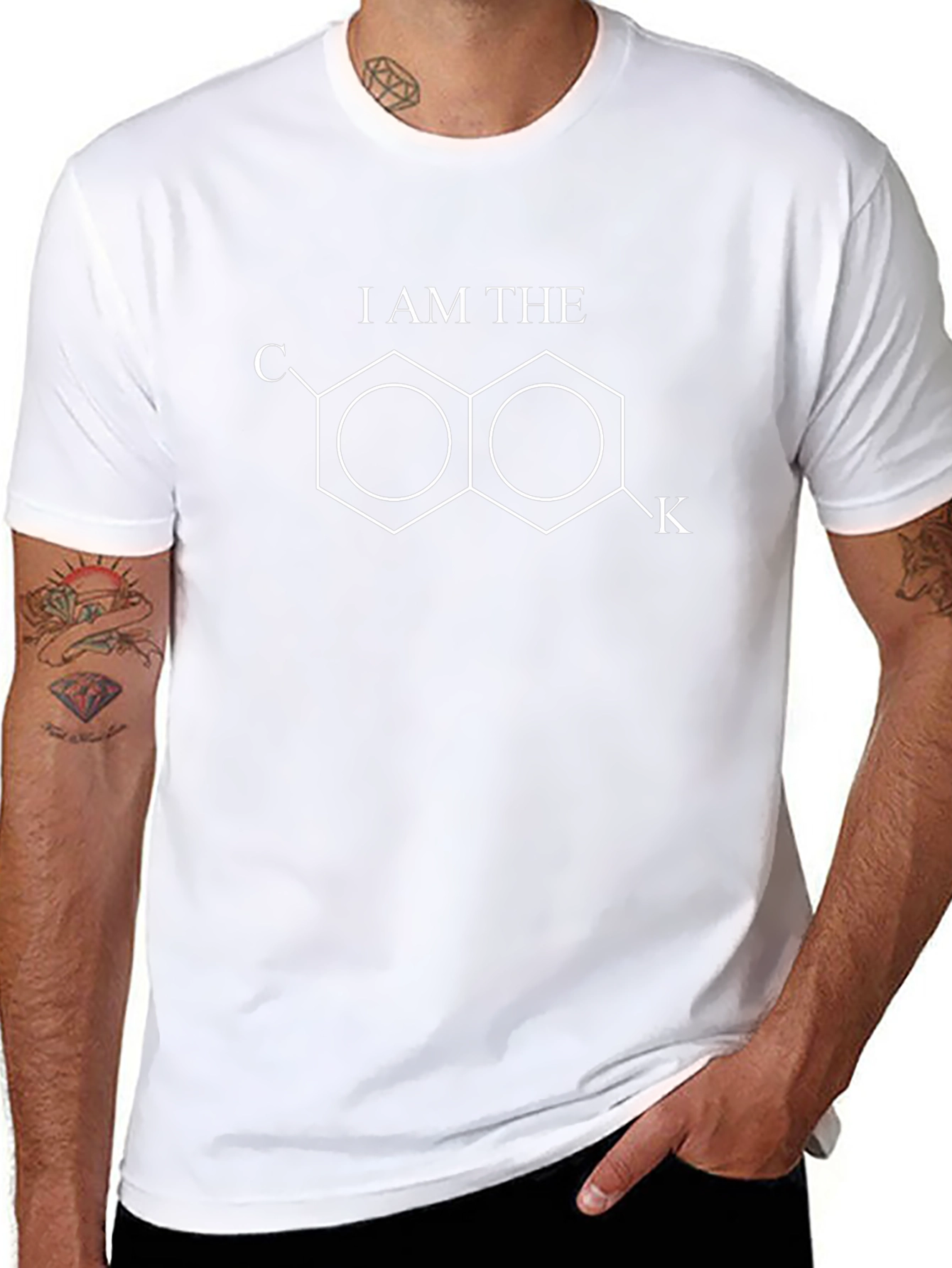 Caffeine Molecule Graphic Tee - I am the C6H10N4O2