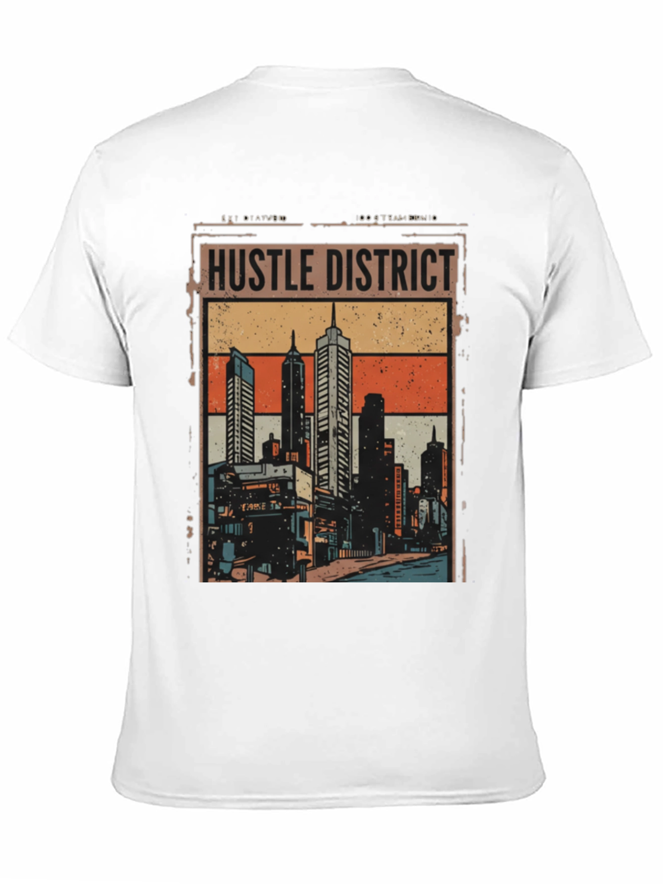 Hustle District Graphic Tee - Urban Style