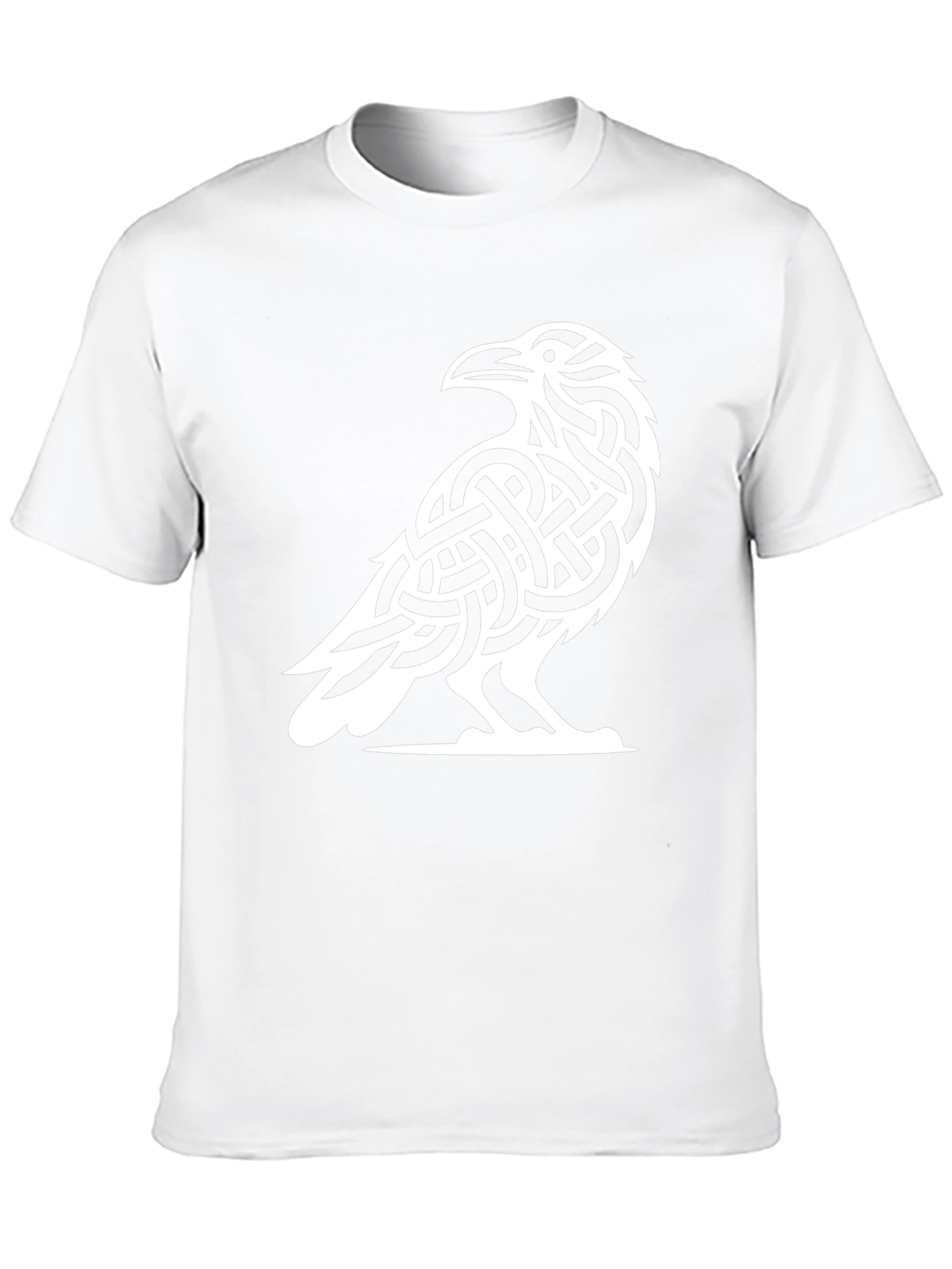 Raven Knot T-Shirt - Celtic Bird Design