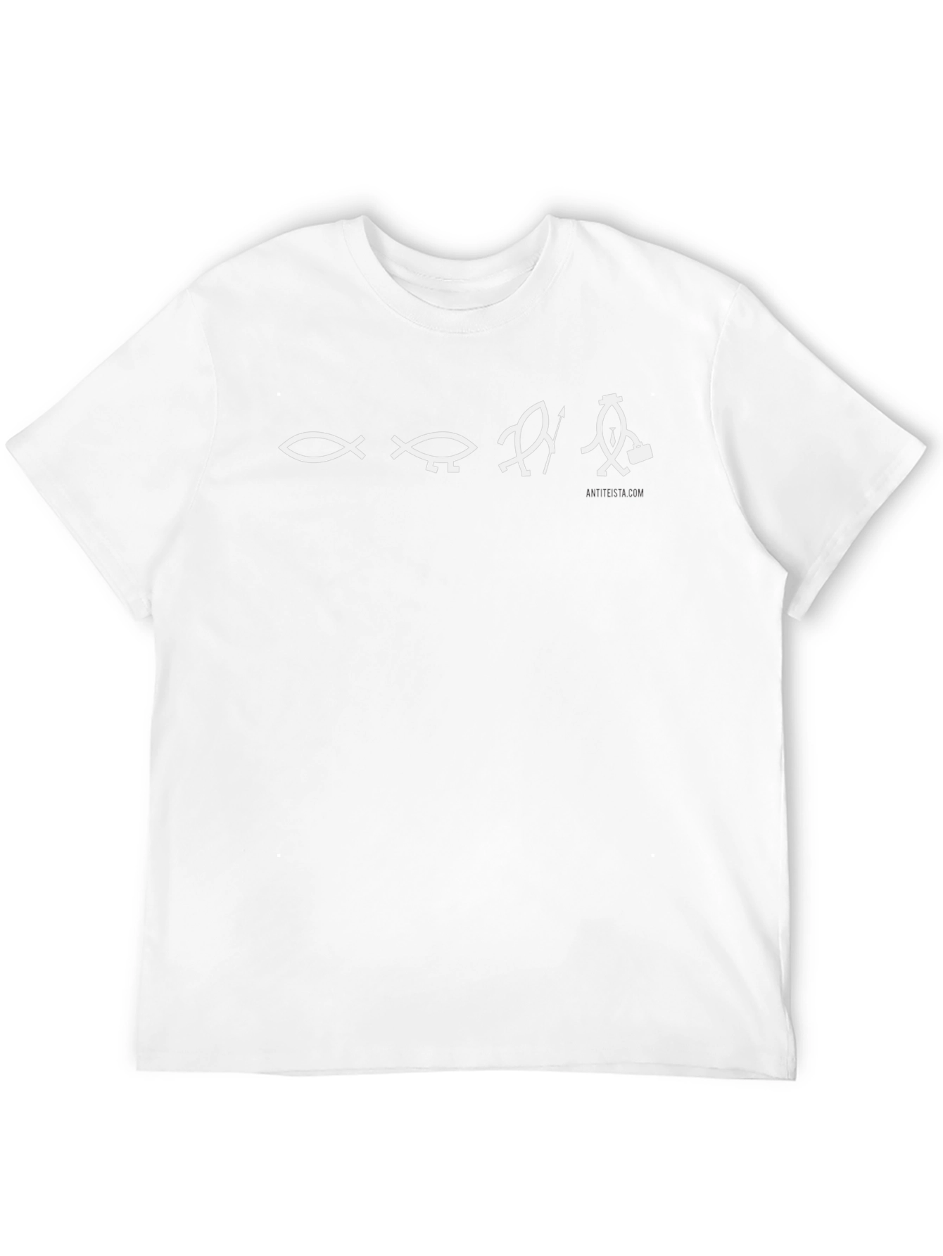 Atheist Evolution T-Shirt - Black