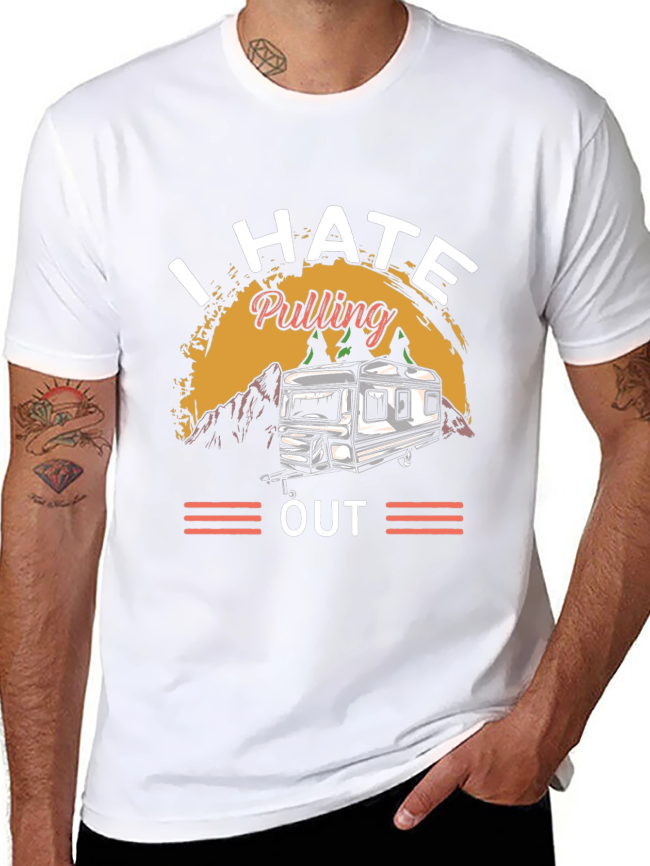 I HATE Pulling Out Camping T-Shirt