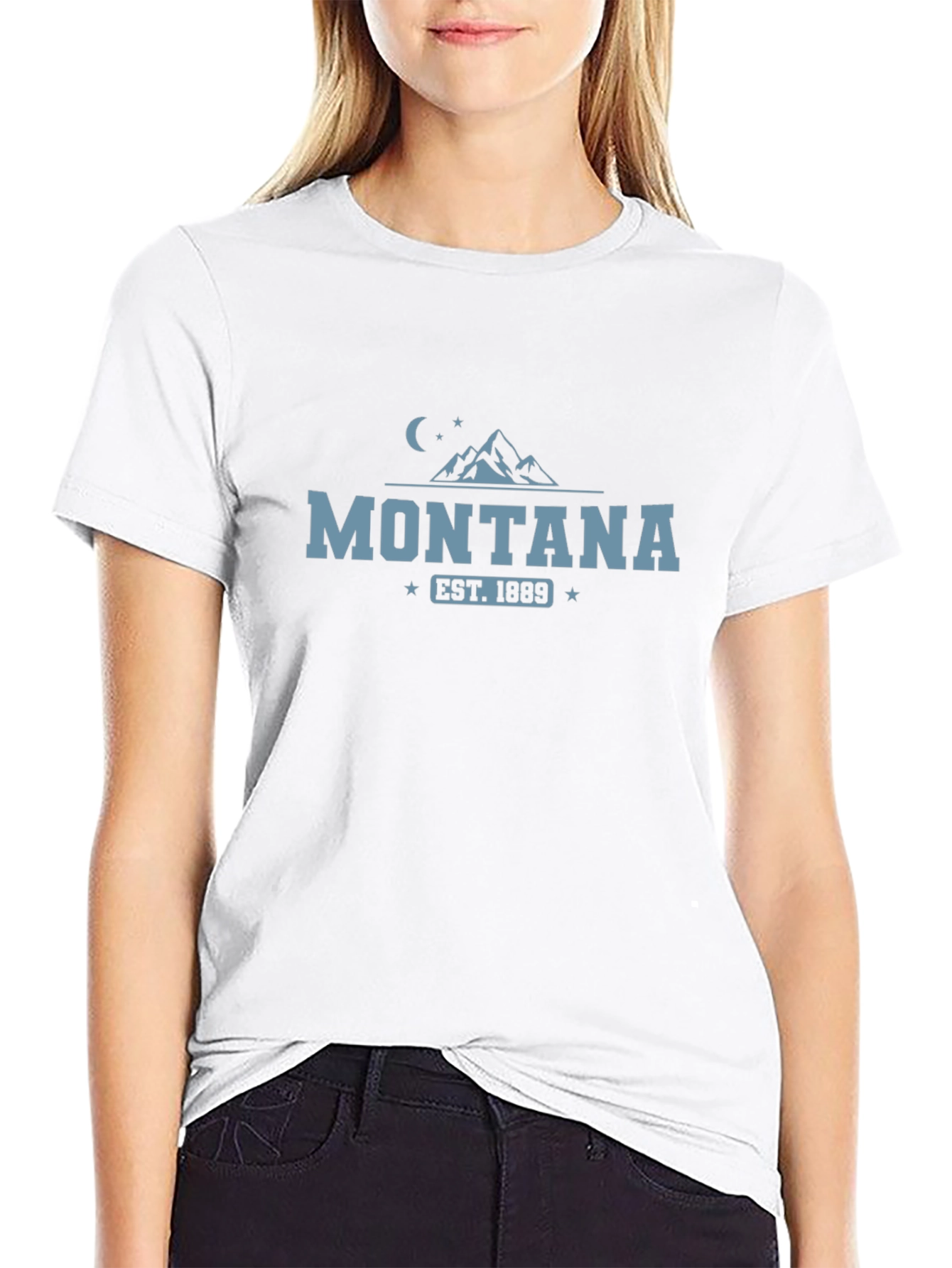 Montana Est. 1889 Graphic Tee - Mountain Design