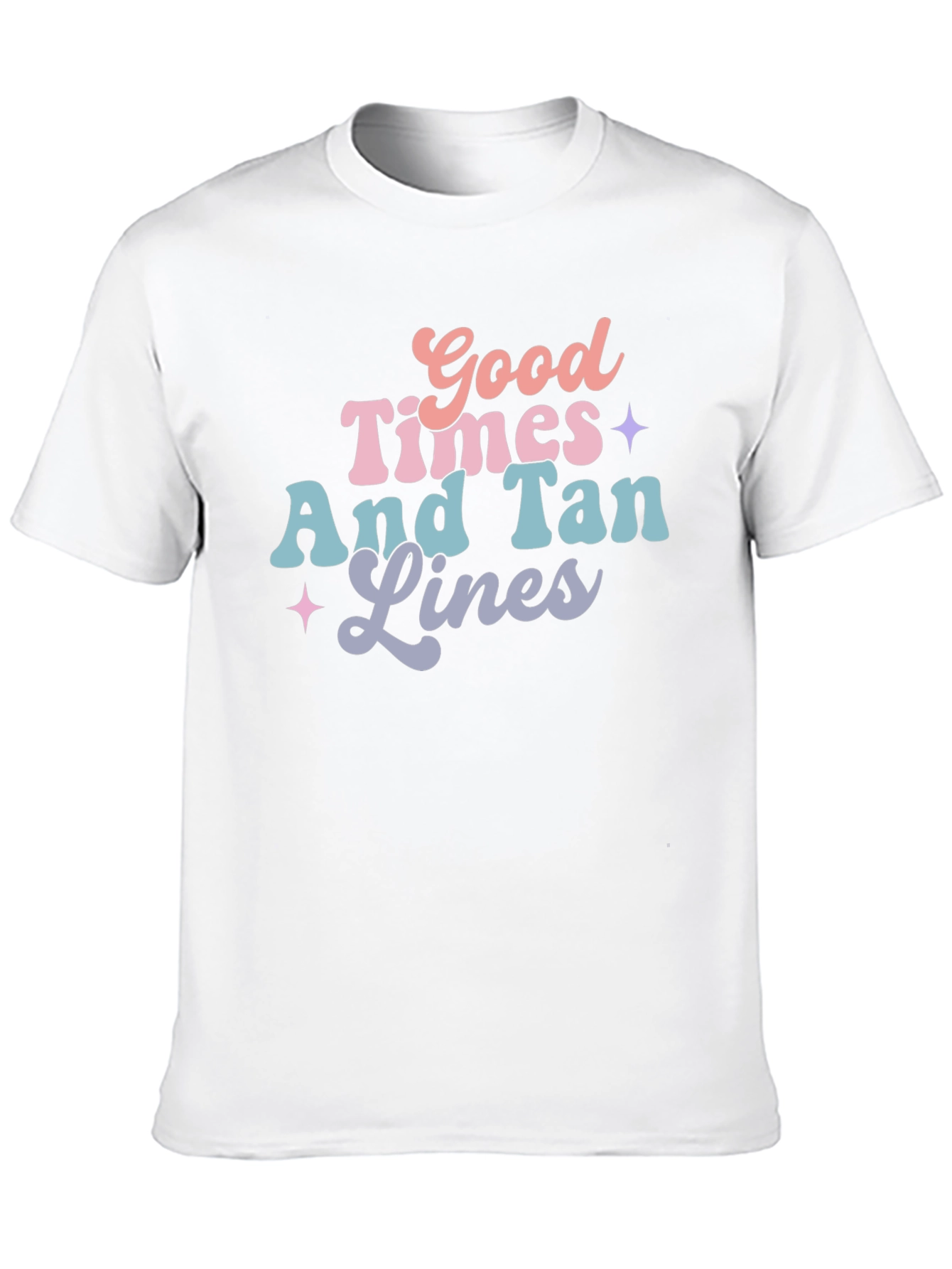 Good Times & Tan Lines Graphic Tee - Black