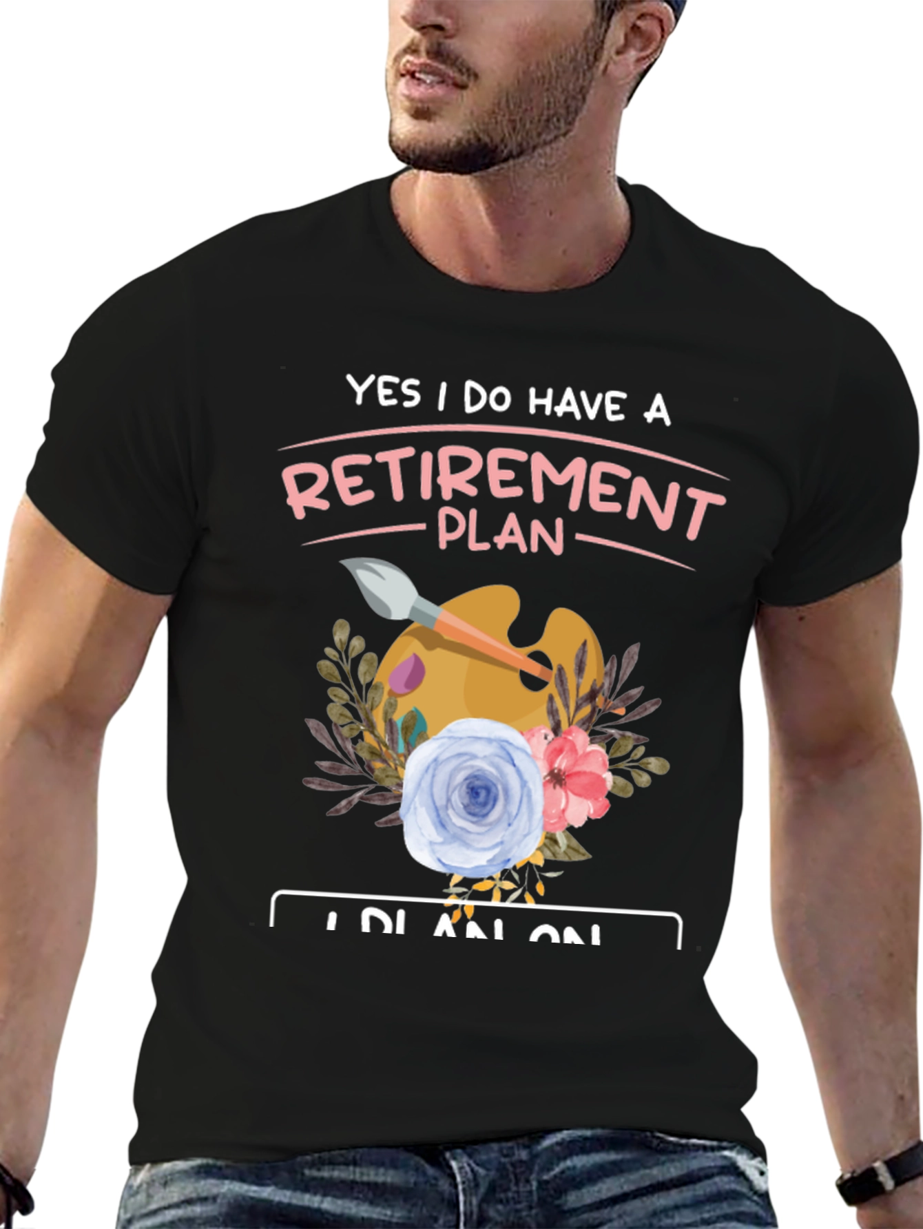 Retirement Plan Artist T-Shirt