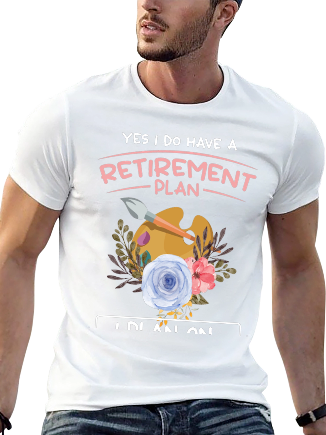 Retirement Plan Artist T-Shirt