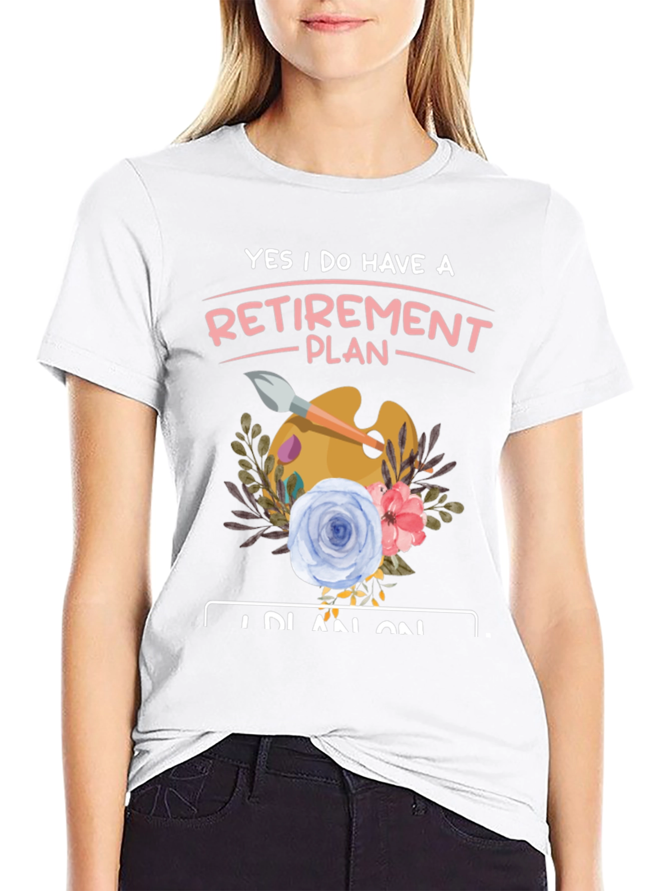 Retirement Plan Artist T-Shirt
